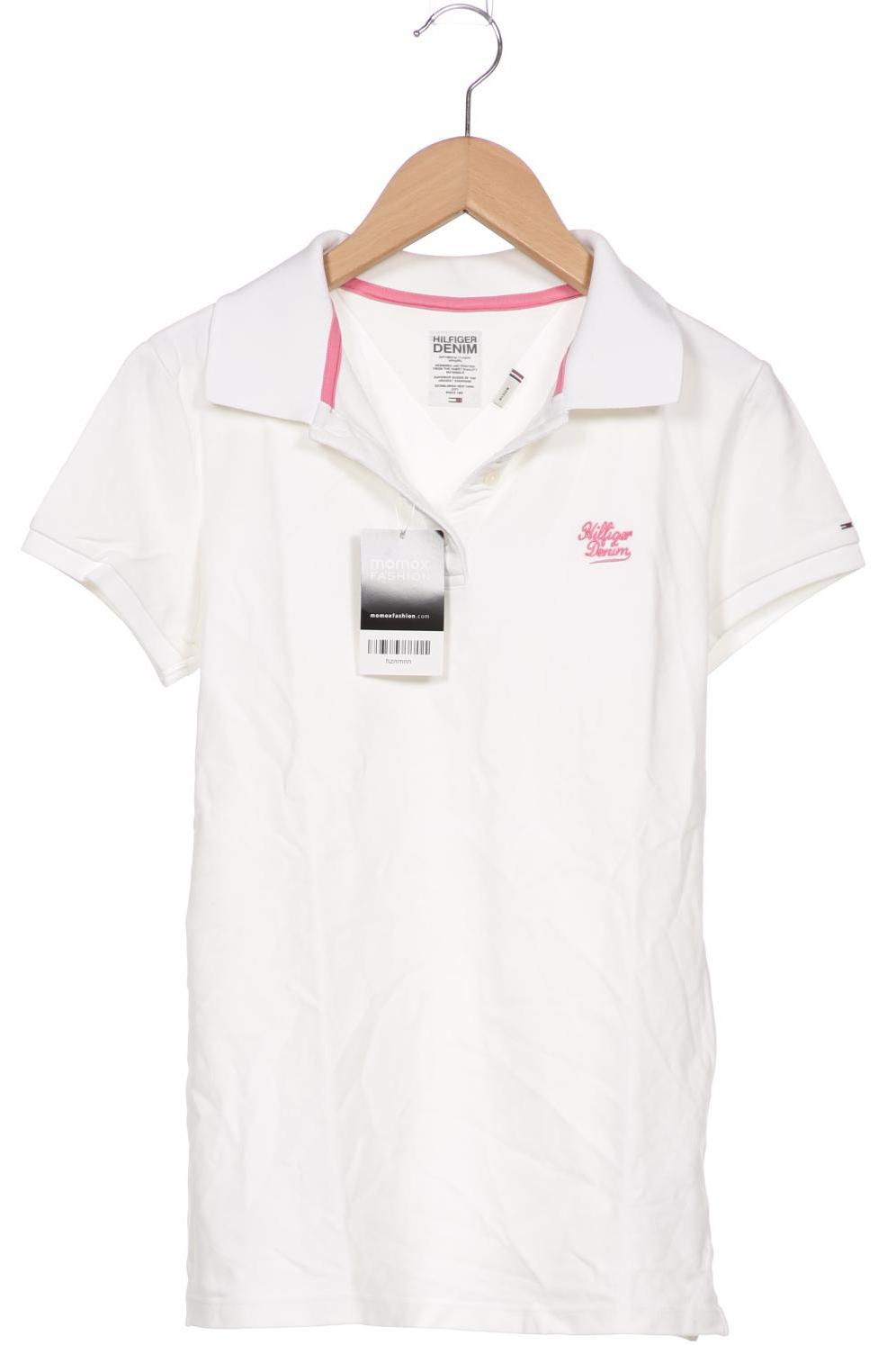 

HILFIGER DENIM Damen Poloshirt, weiß