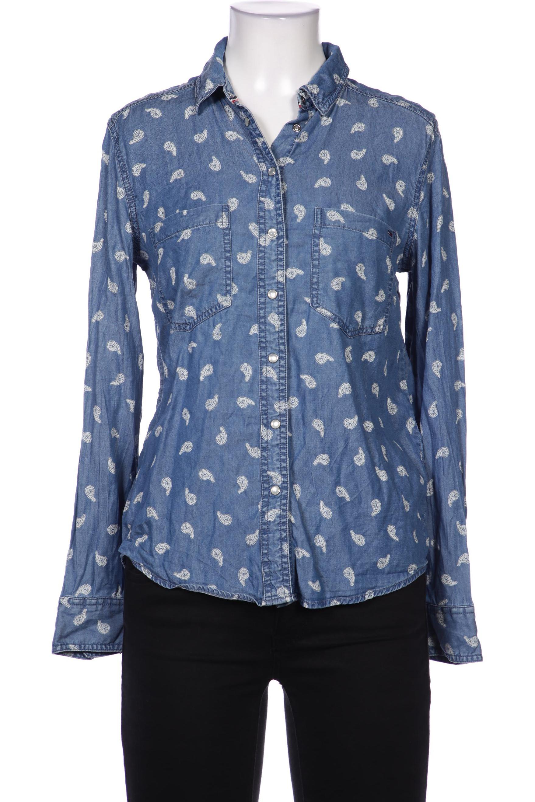 

Hilfiger Denim Damen Bluse, blau, Gr. 36