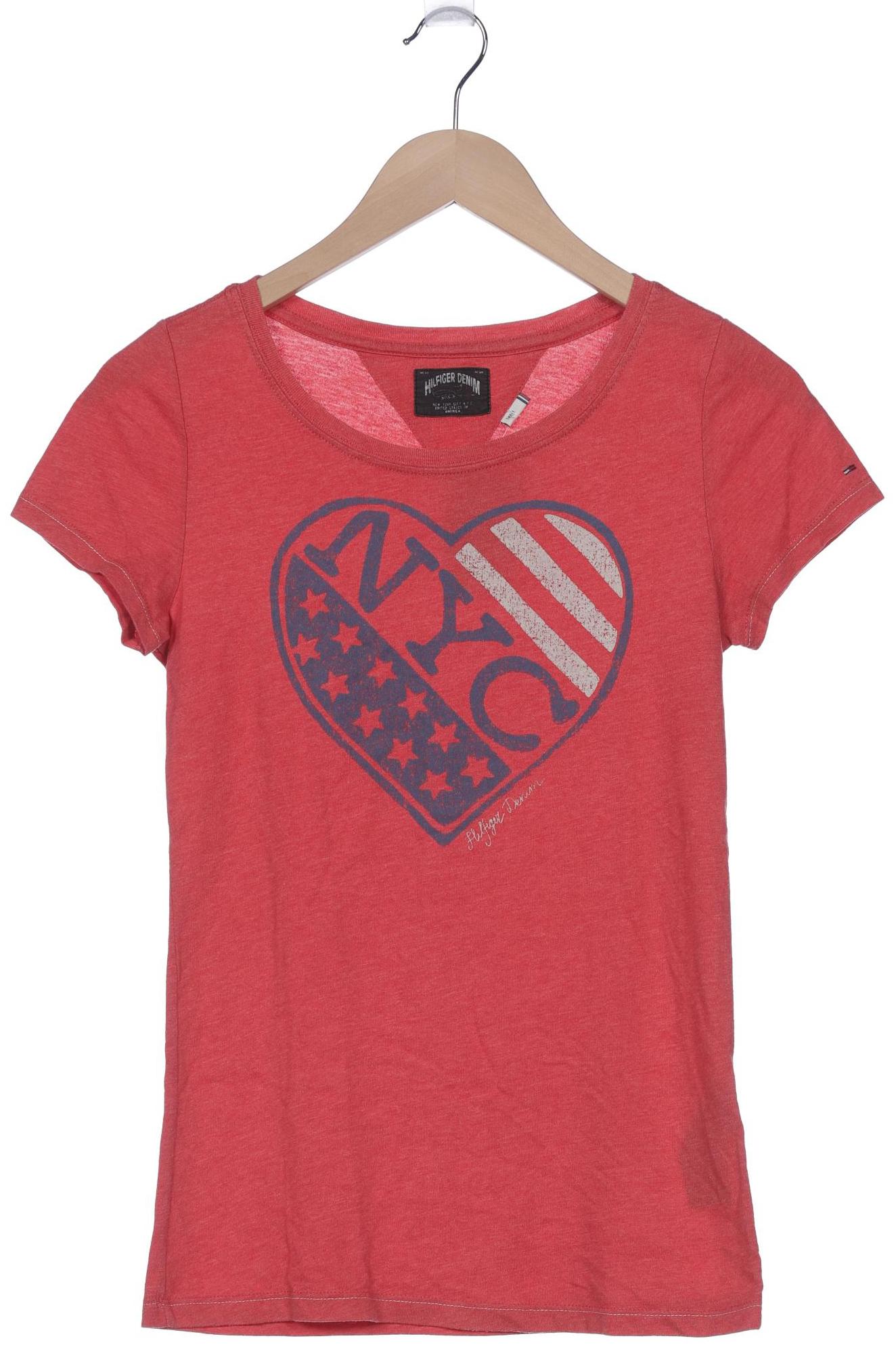 

Hilfiger Denim Damen T-Shirt, rot, Gr. 36