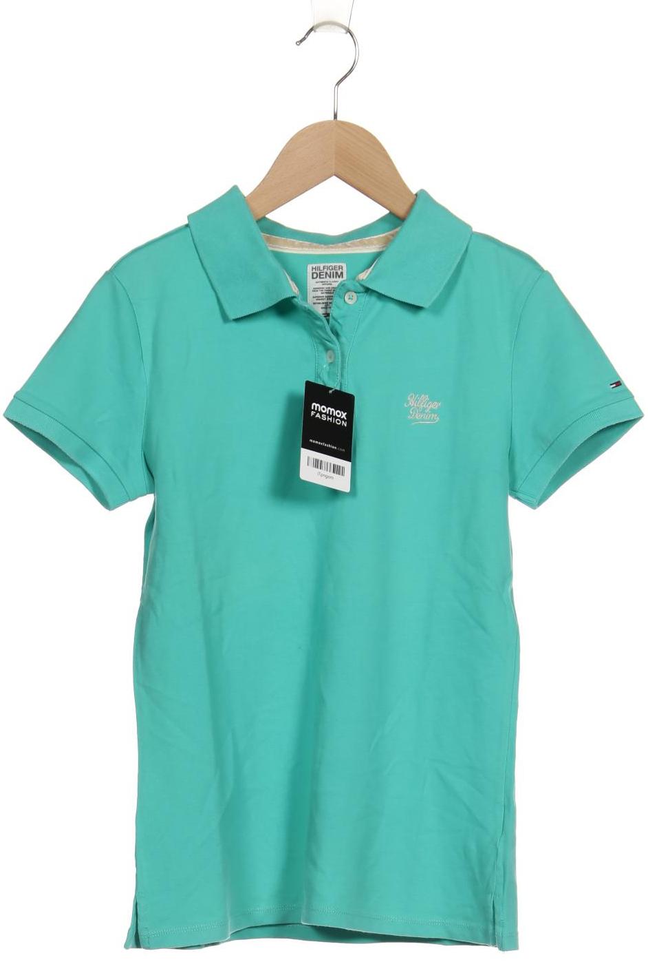 

Hilfiger Denim Damen Poloshirt, türkis, Gr. 42