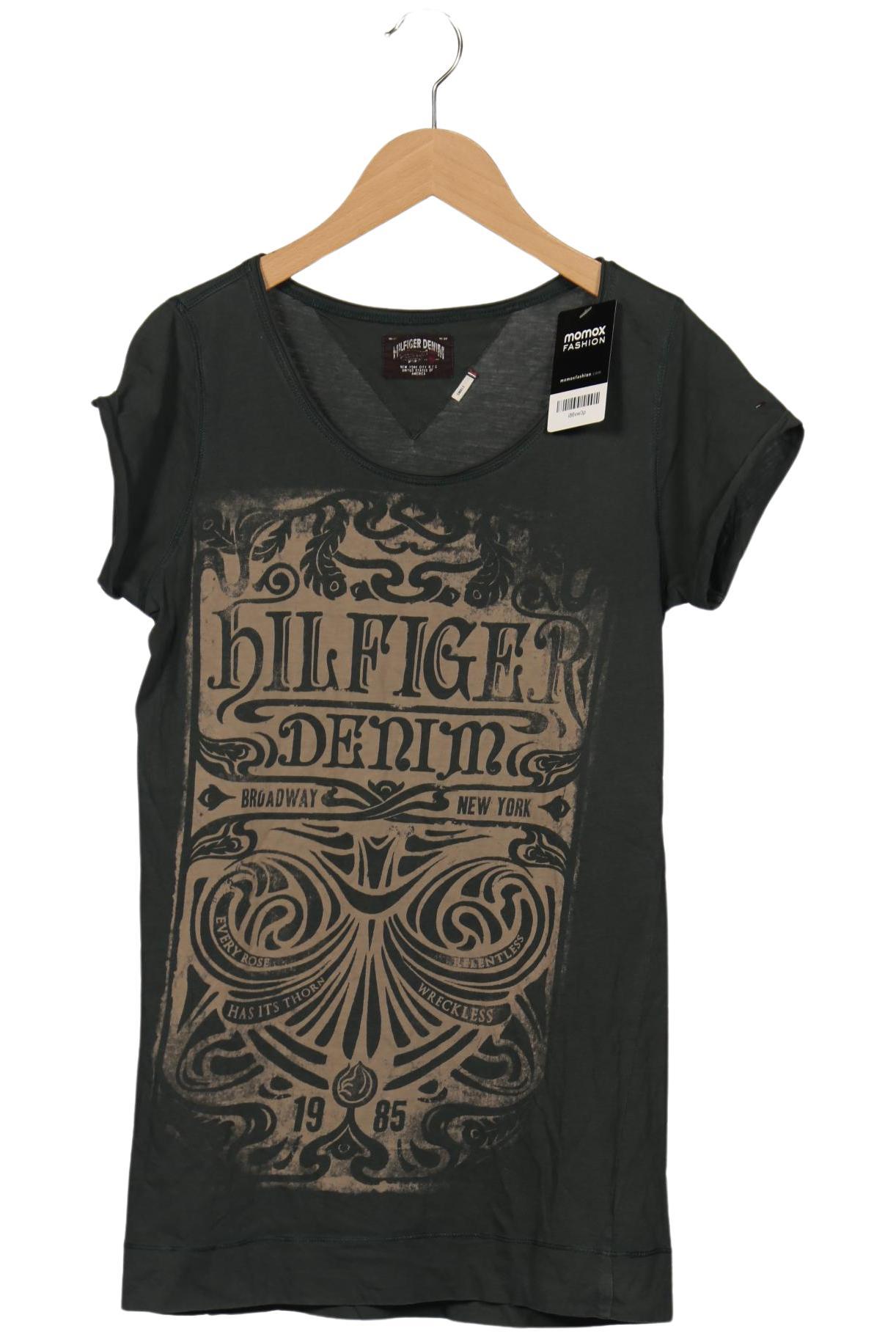 

Hilfiger Denim Damen T-Shirt, grün, Gr. 36
