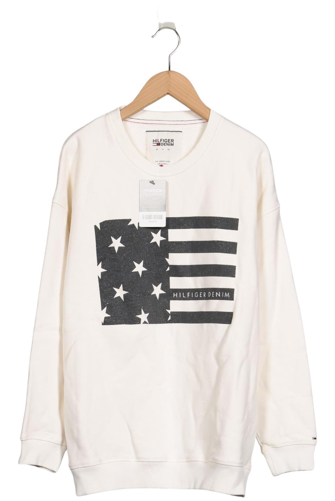

Hilfiger Denim Damen Sweatshirt, cremeweiß, Gr. 38