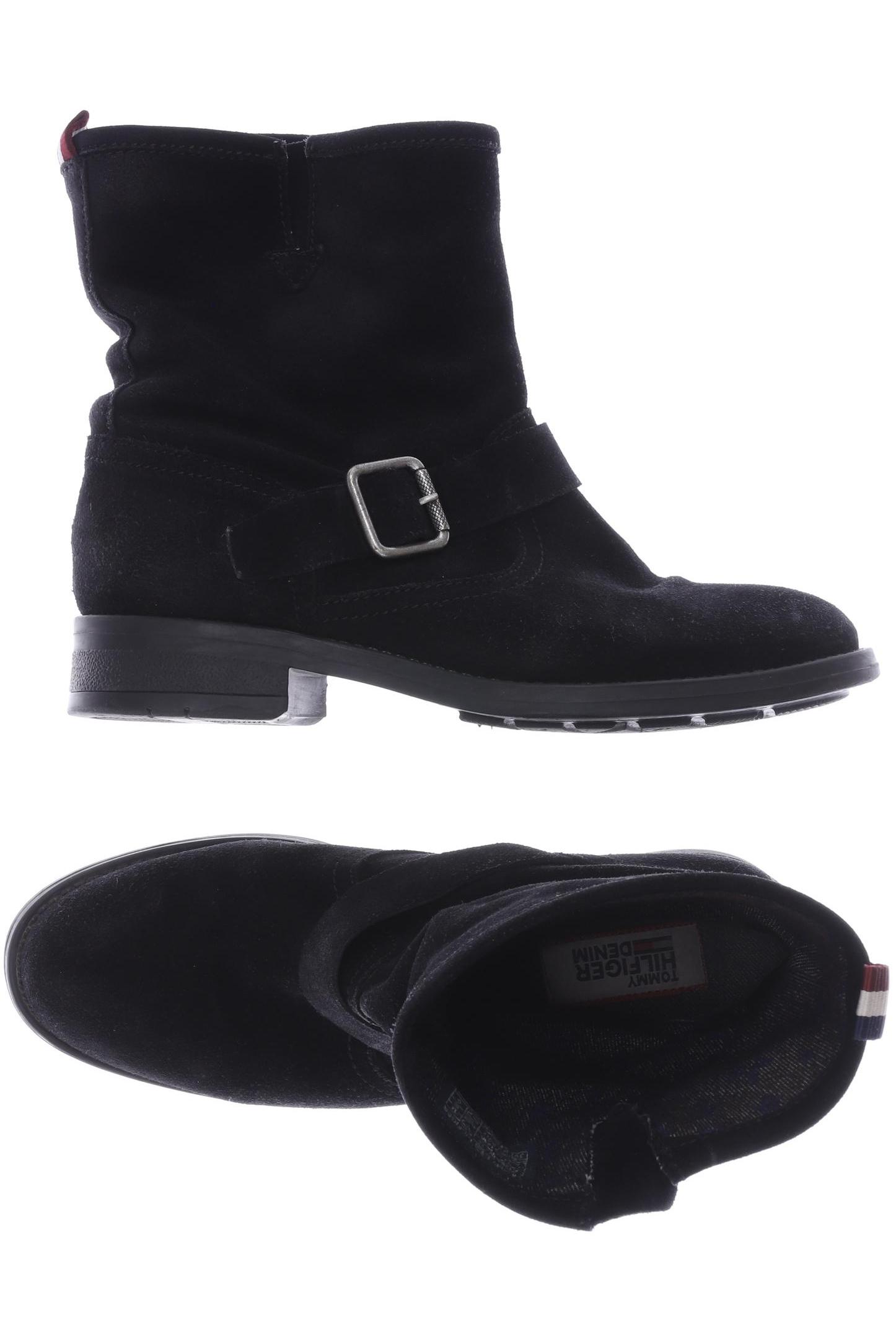 

HILFIGER DENIM Damen Stiefelette, schwarz