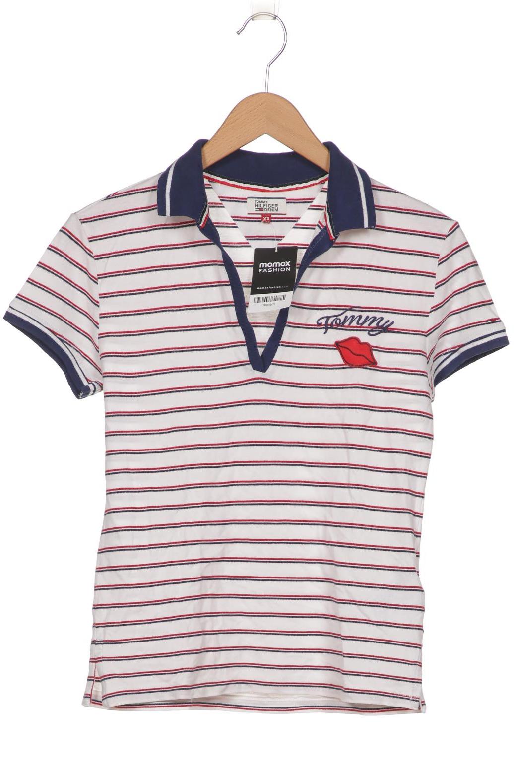 

HILFIGER DENIM Damen Poloshirt, weiß