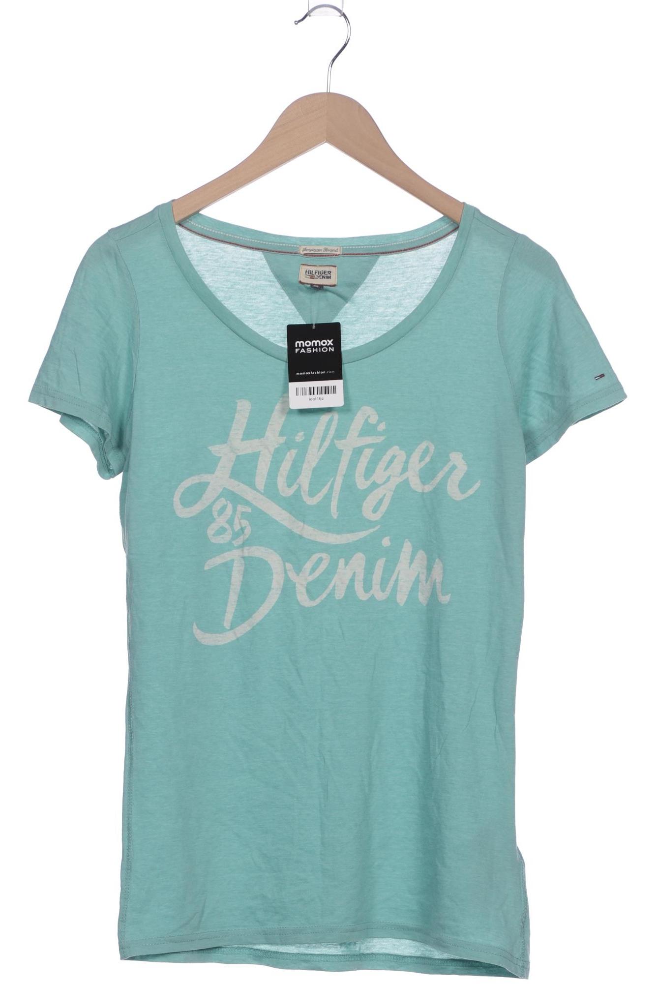 

Hilfiger Denim Damen T-Shirt, türkis, Gr. 44