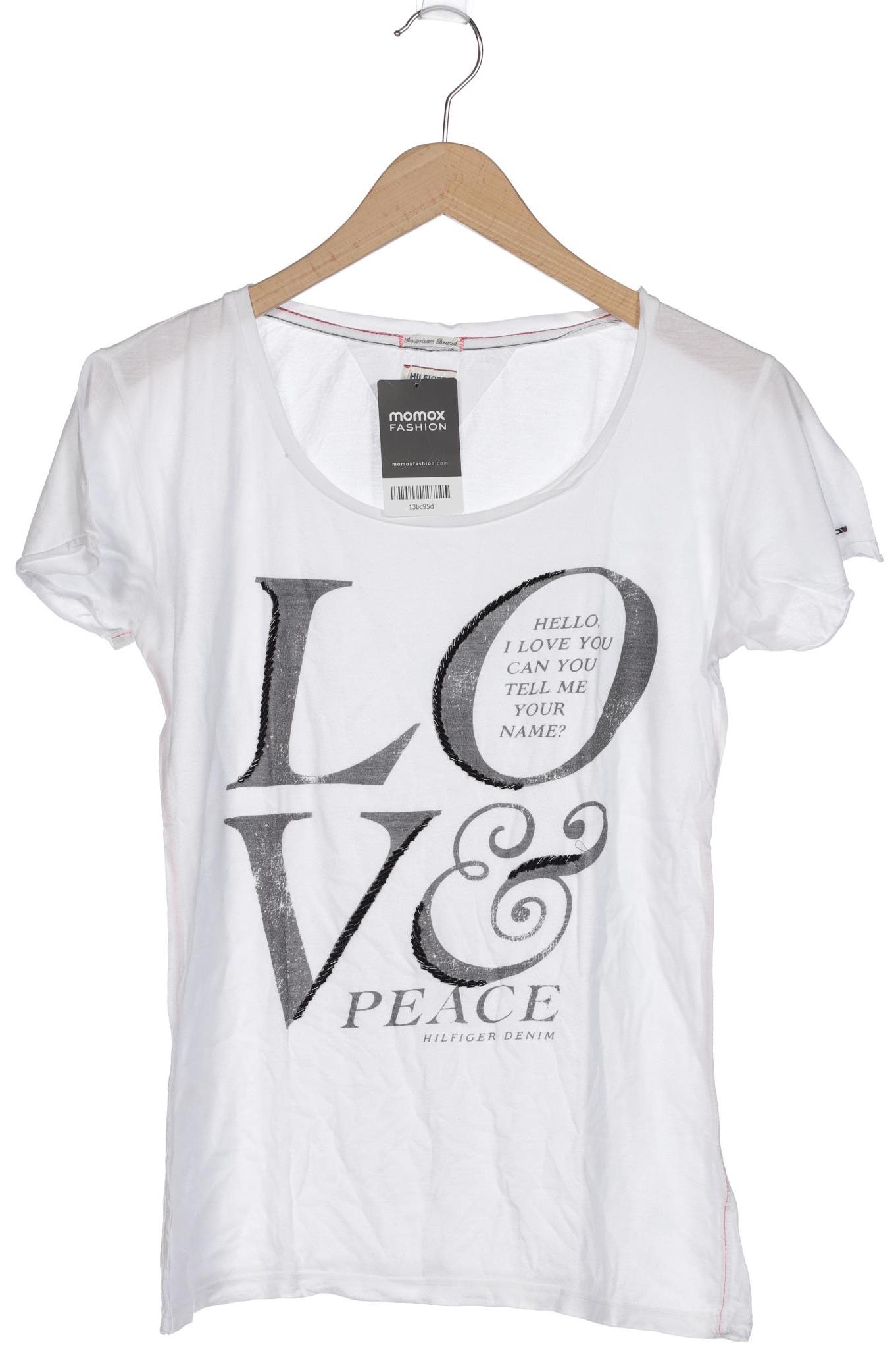 

Hilfiger Denim Damen T-Shirt, weiß, Gr. 36