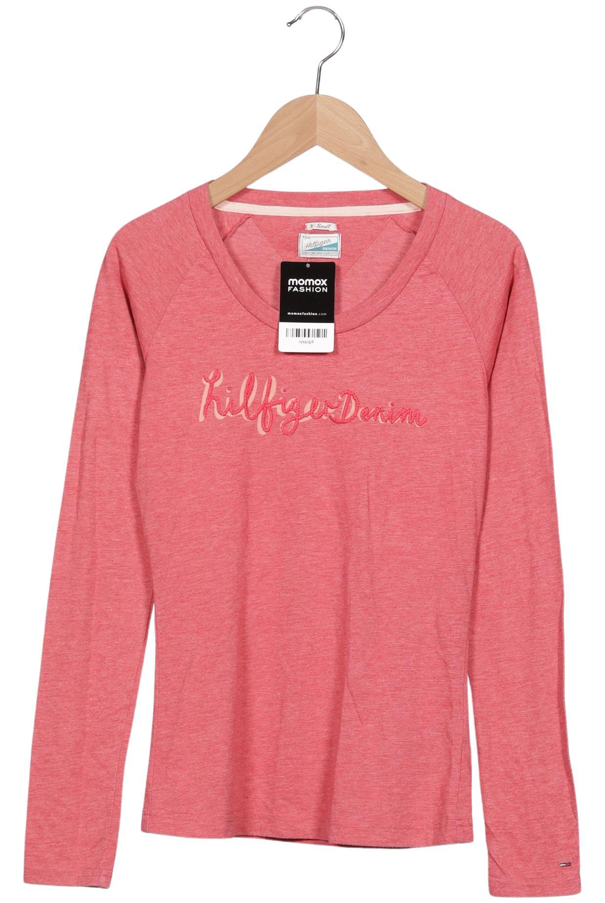 

Hilfiger Denim Damen Langarmshirt, rot, Gr. 34