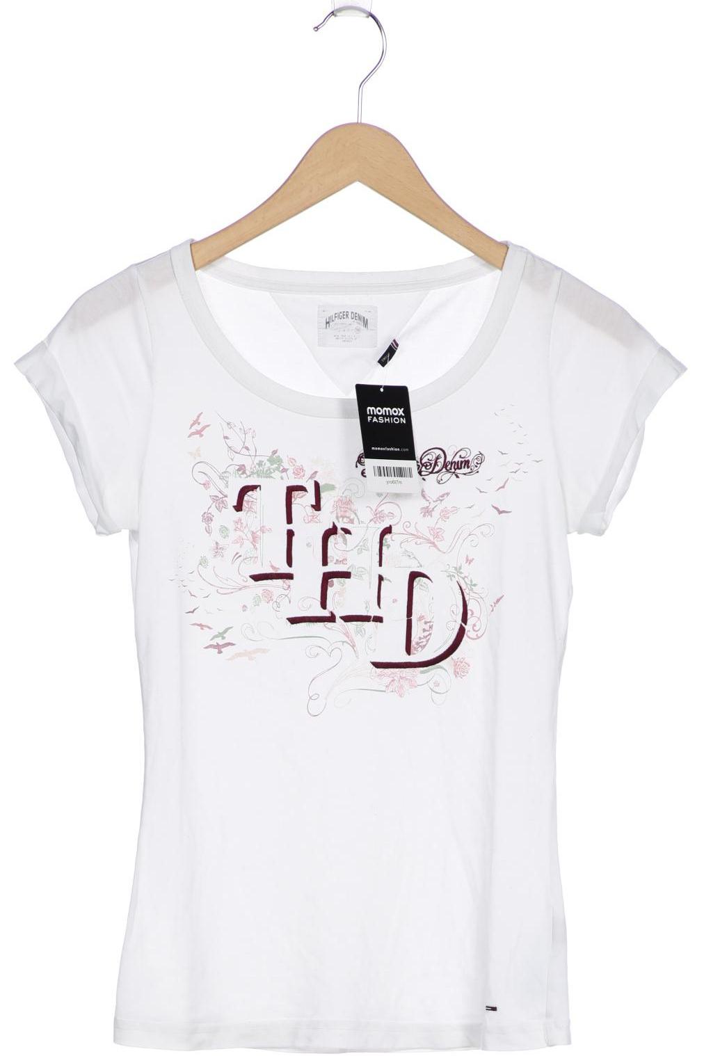 

Hilfiger Denim Damen T-Shirt, weiß, Gr. 36