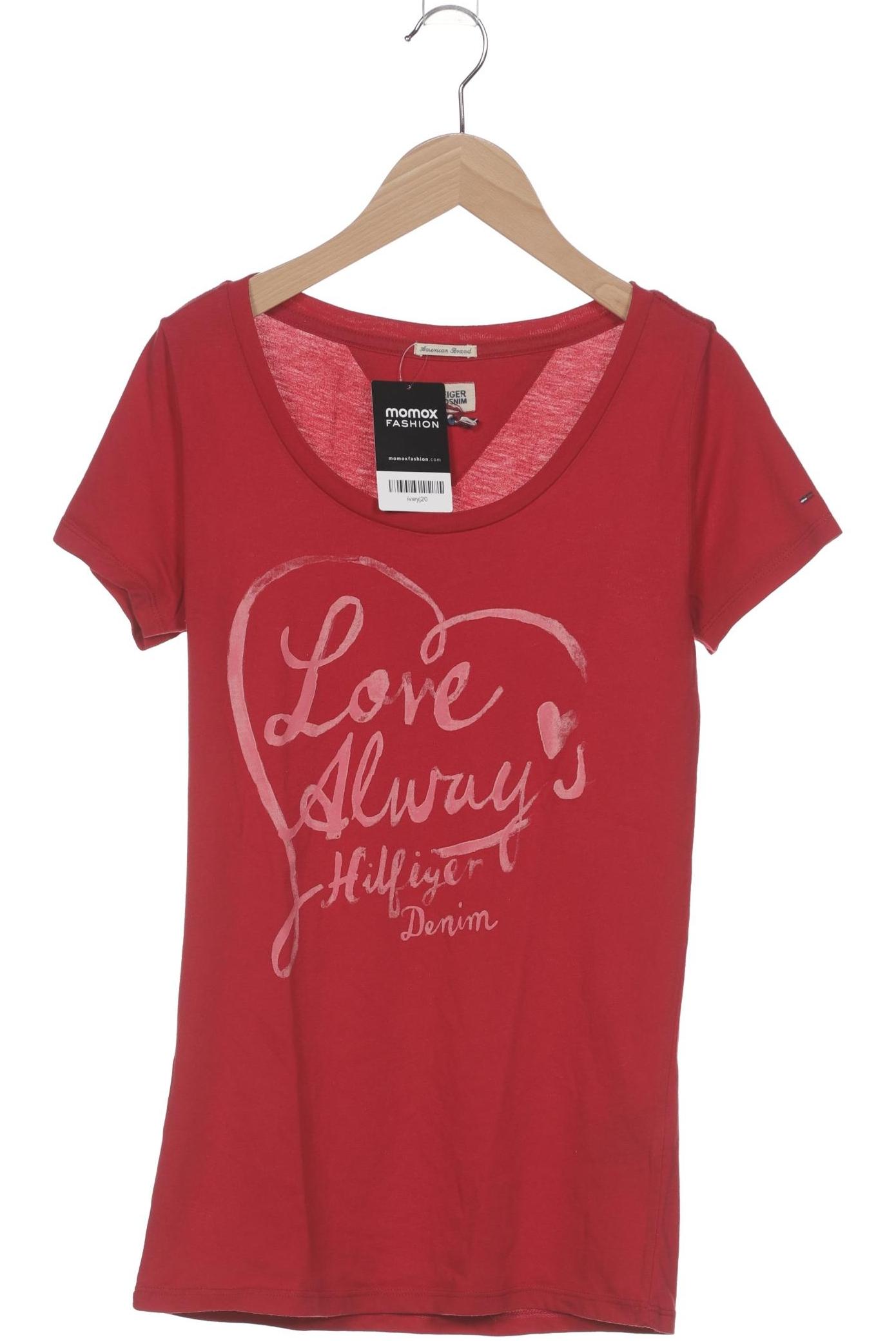 

Hilfiger Denim Damen T-Shirt, rot, Gr. 36