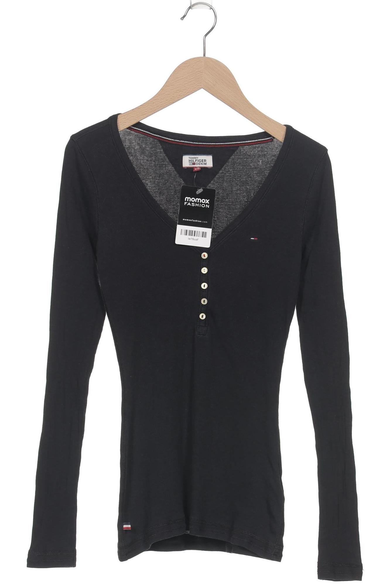 

Hilfiger Denim Damen Langarmshirt, marineblau, Gr. 34