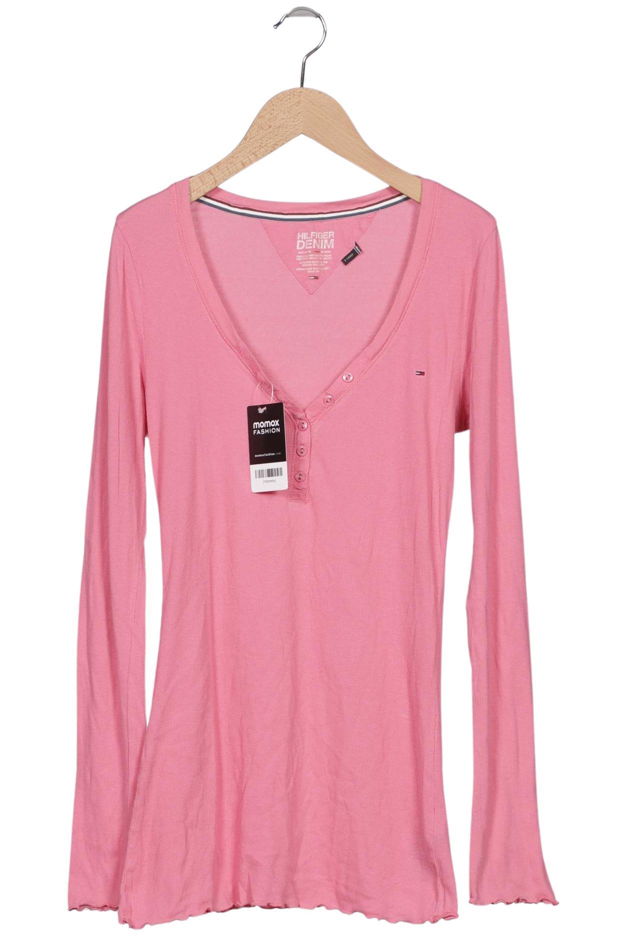 

Hilfiger Denim Damen Langarmshirt, pink, Gr. 44