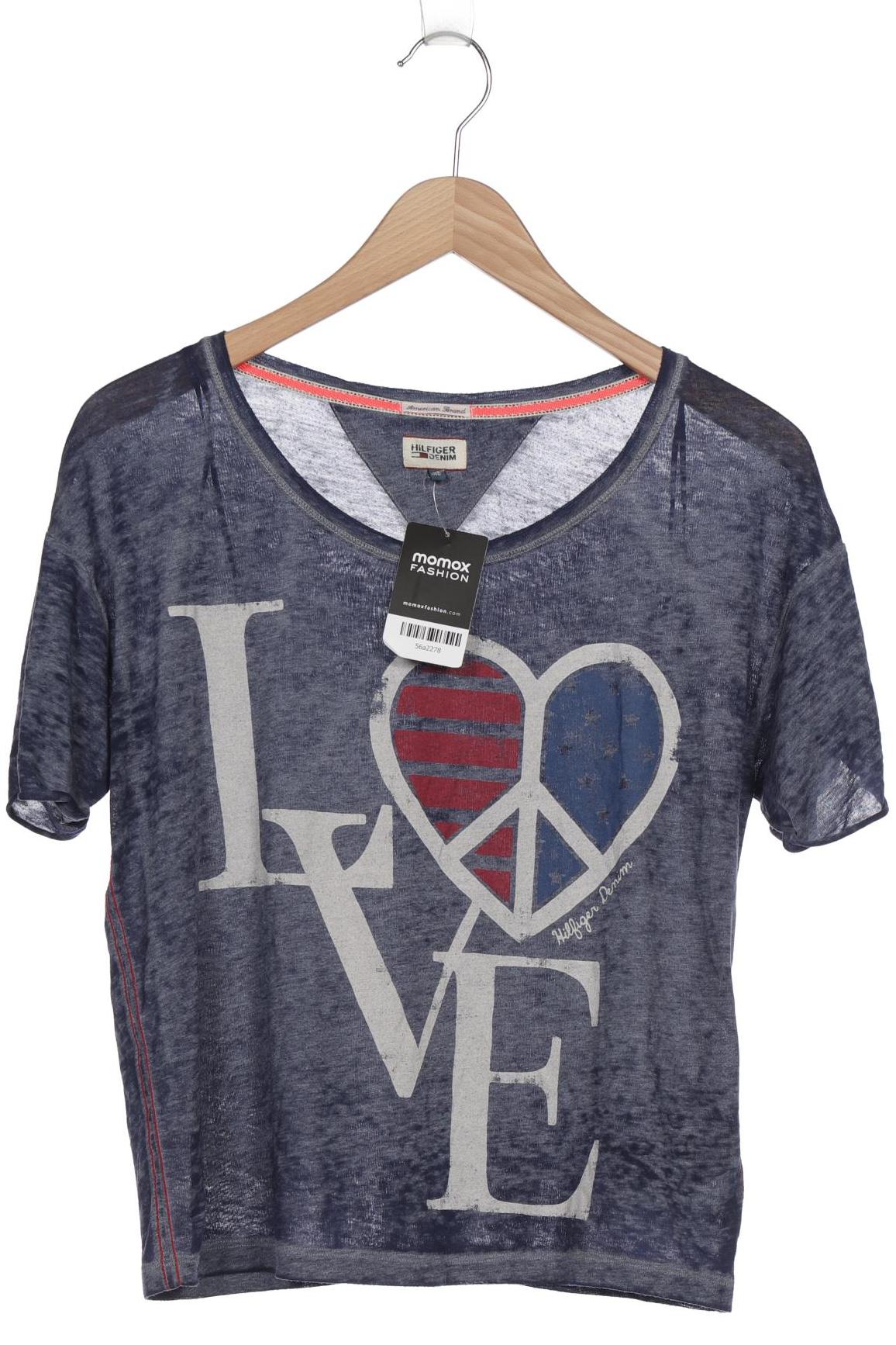 

HILFIGER DENIM Damen T-Shirt, marineblau