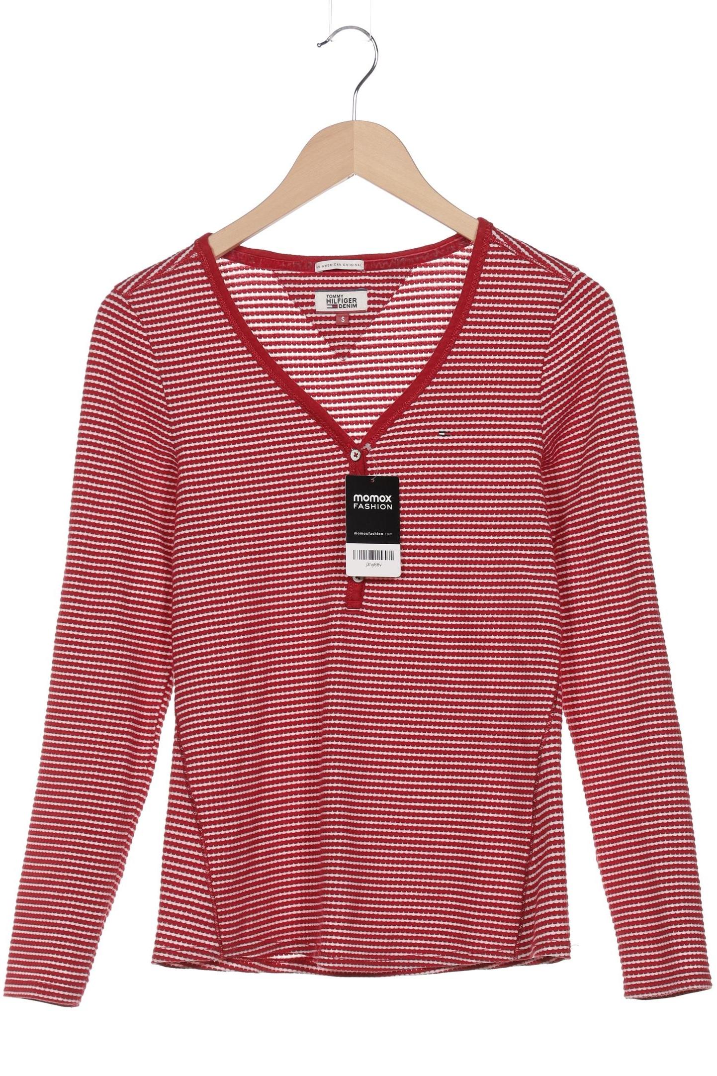 

Hilfiger Denim Damen Langarmshirt, bordeaux, Gr. 36