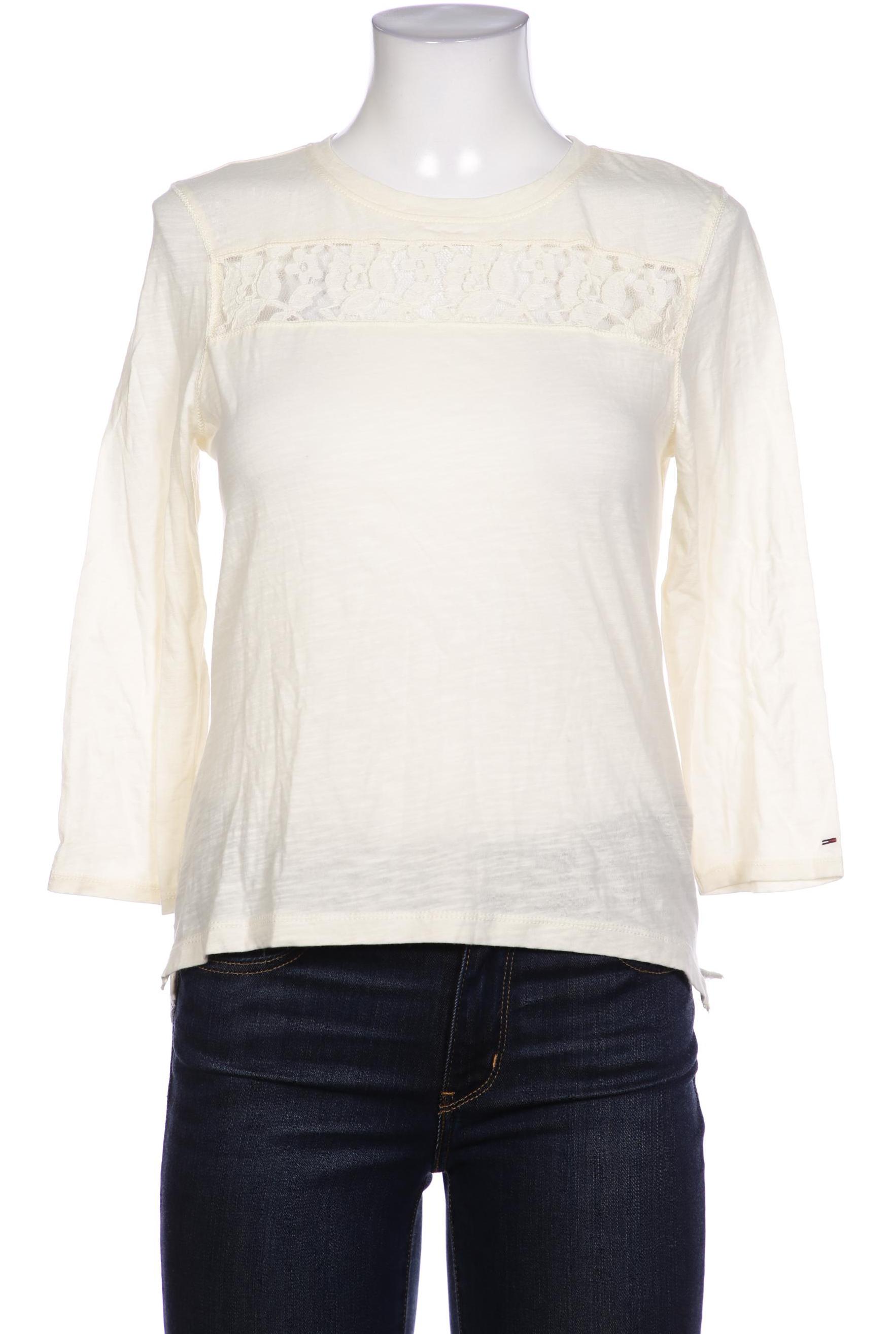 

Hilfiger Denim Damen Langarmshirt, cremeweiß, Gr. 36