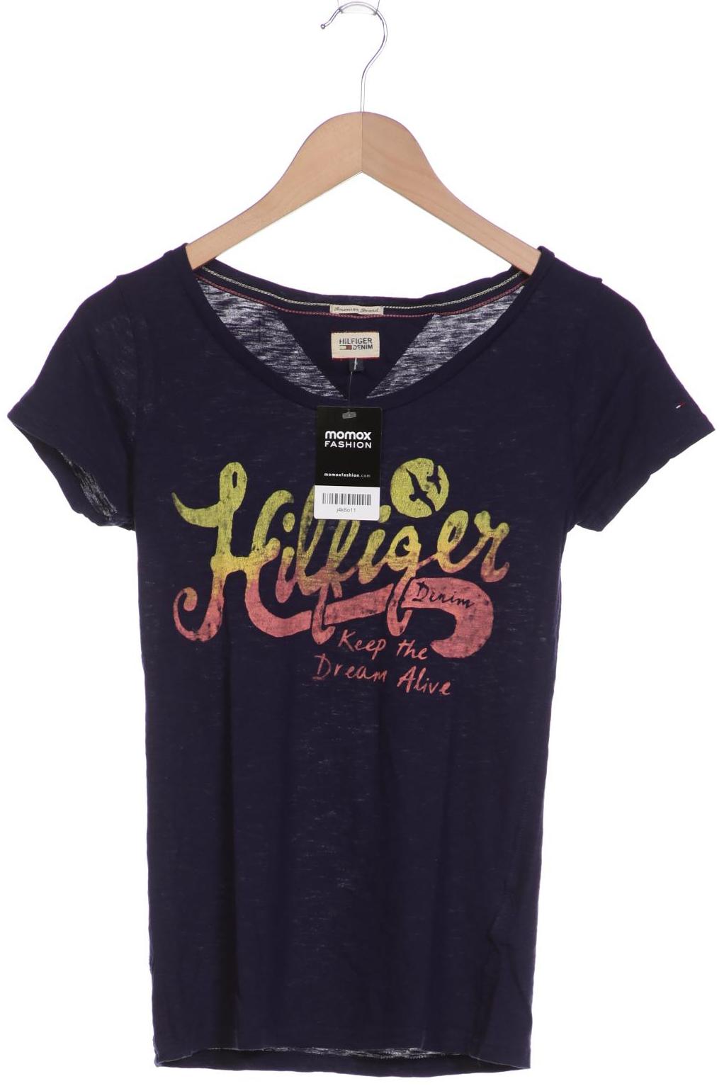 

HILFIGER DENIM Damen T-Shirt, marineblau