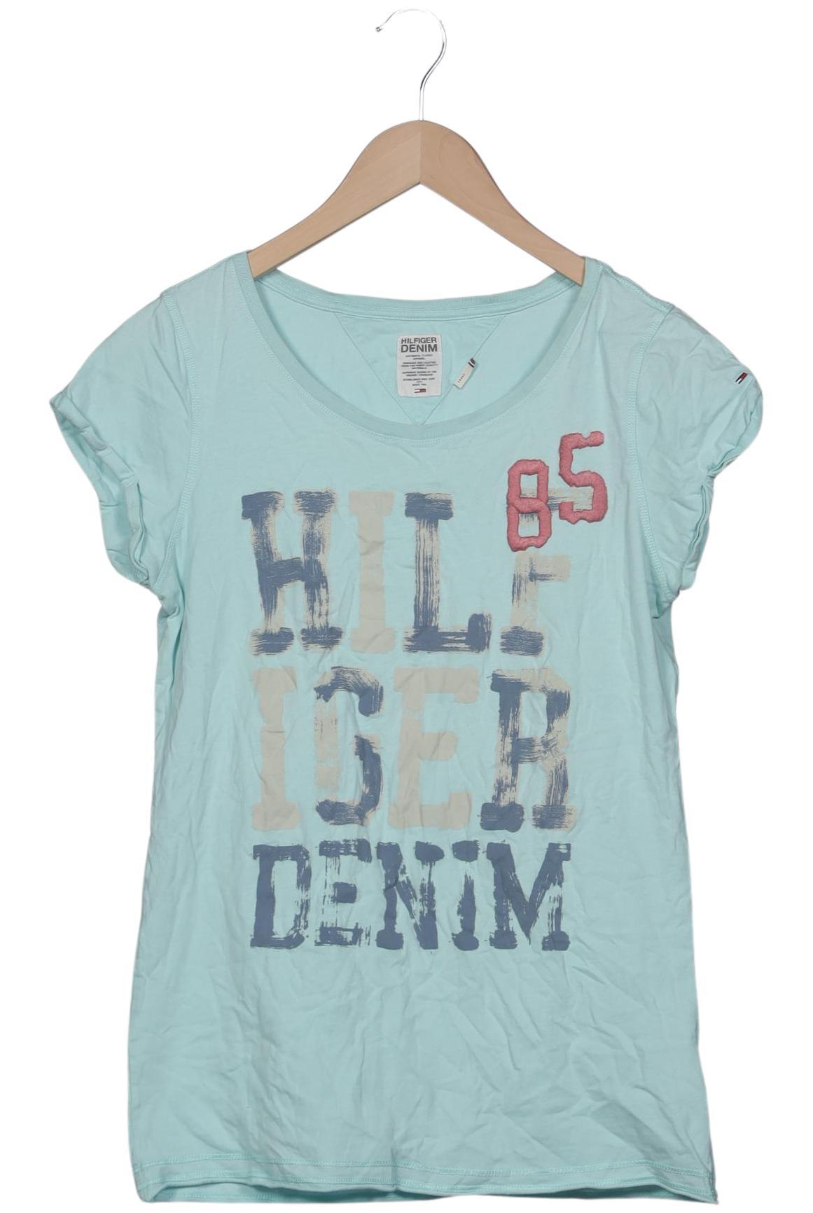 

Hilfiger Denim Damen T-Shirt, hellblau, Gr. 42