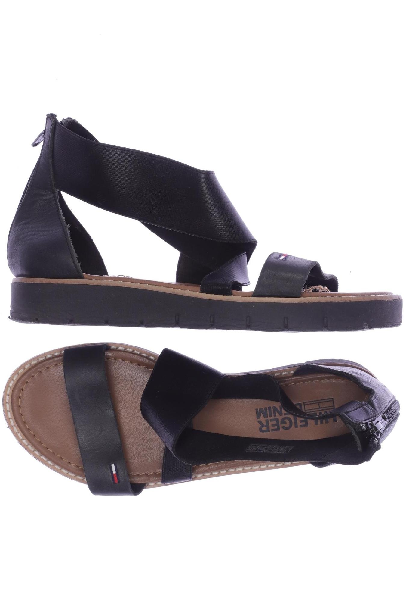 

Hilfiger Denim Damen Sandale, schwarz, Gr. 37