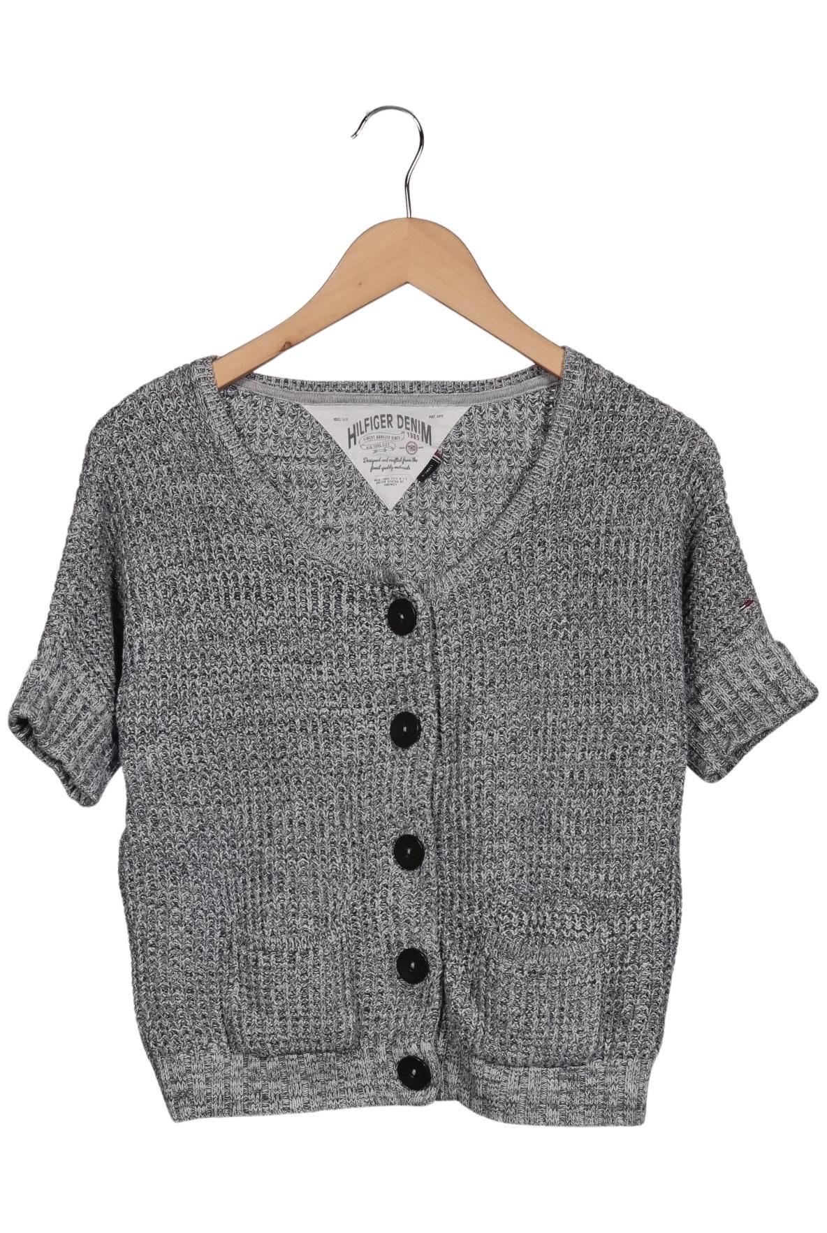 

Hilfiger Denim Damen Strickjacke, grau, Gr. 34