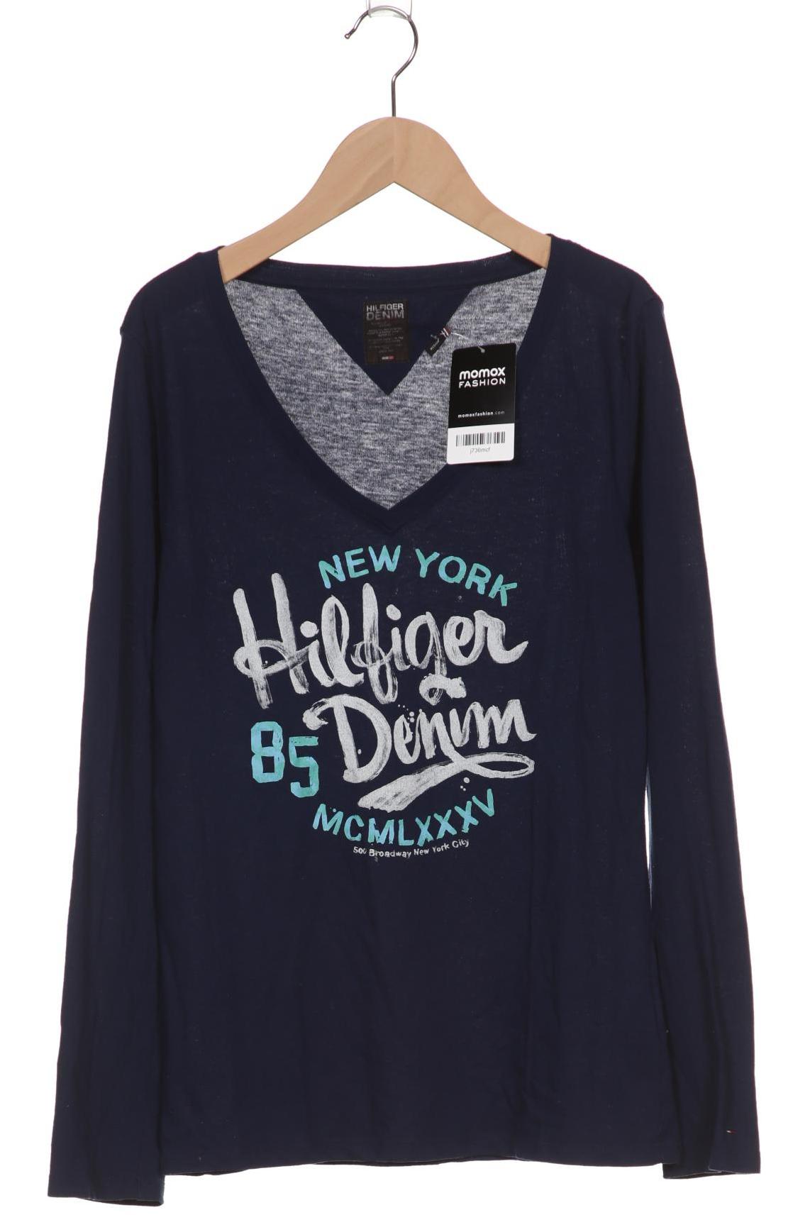 

HILFIGER DENIM Damen Langarmshirt, marineblau