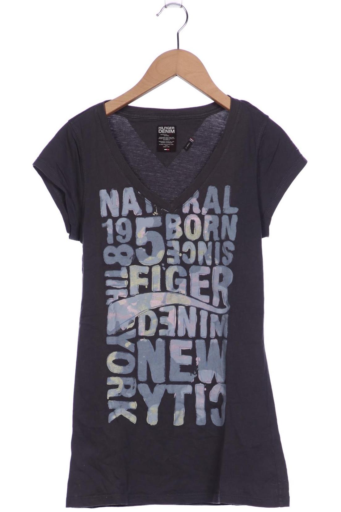 

Hilfiger Denim Damen T-Shirt, grau, Gr. 34
