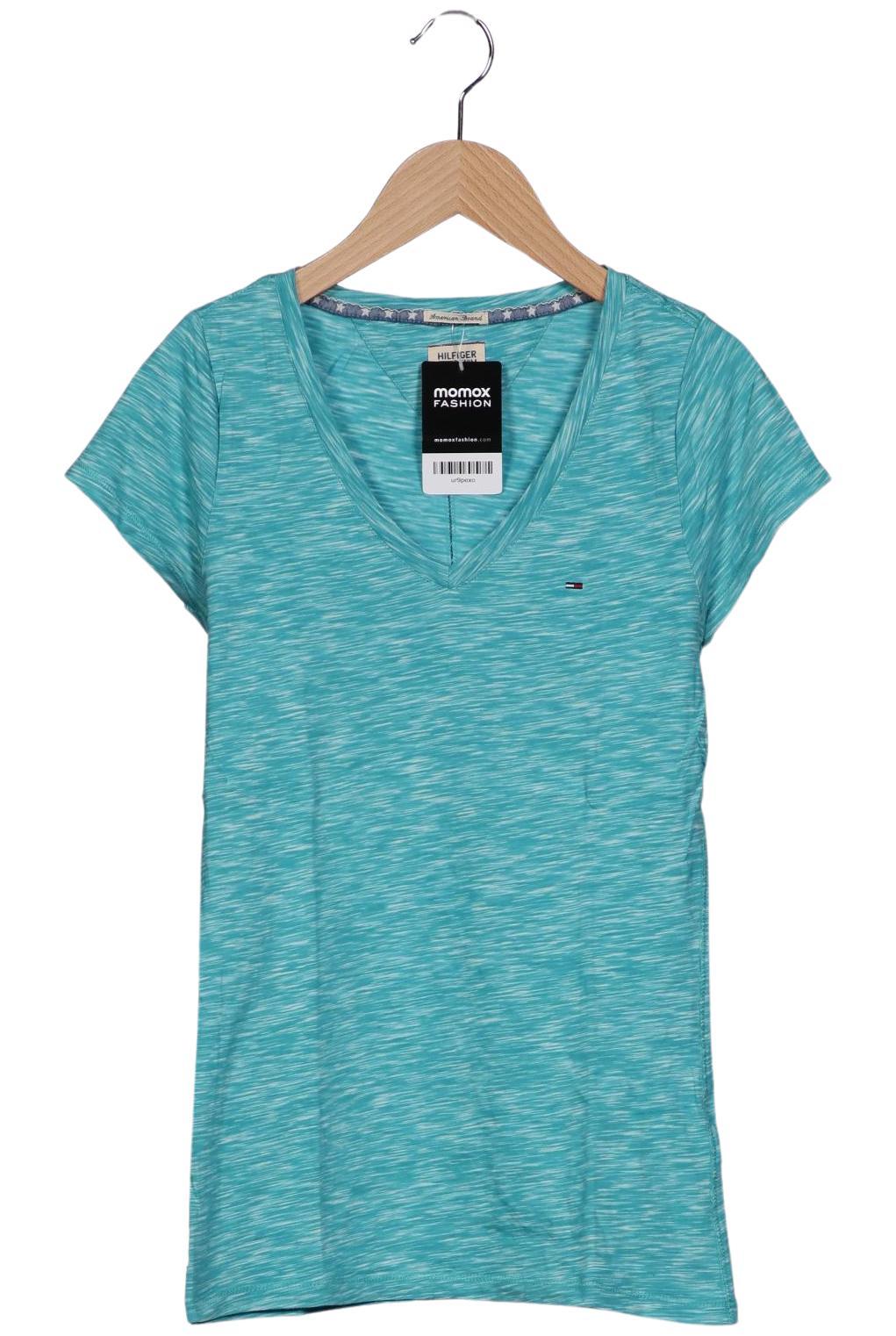 

Hilfiger Denim Damen T-Shirt, türkis, Gr. 34