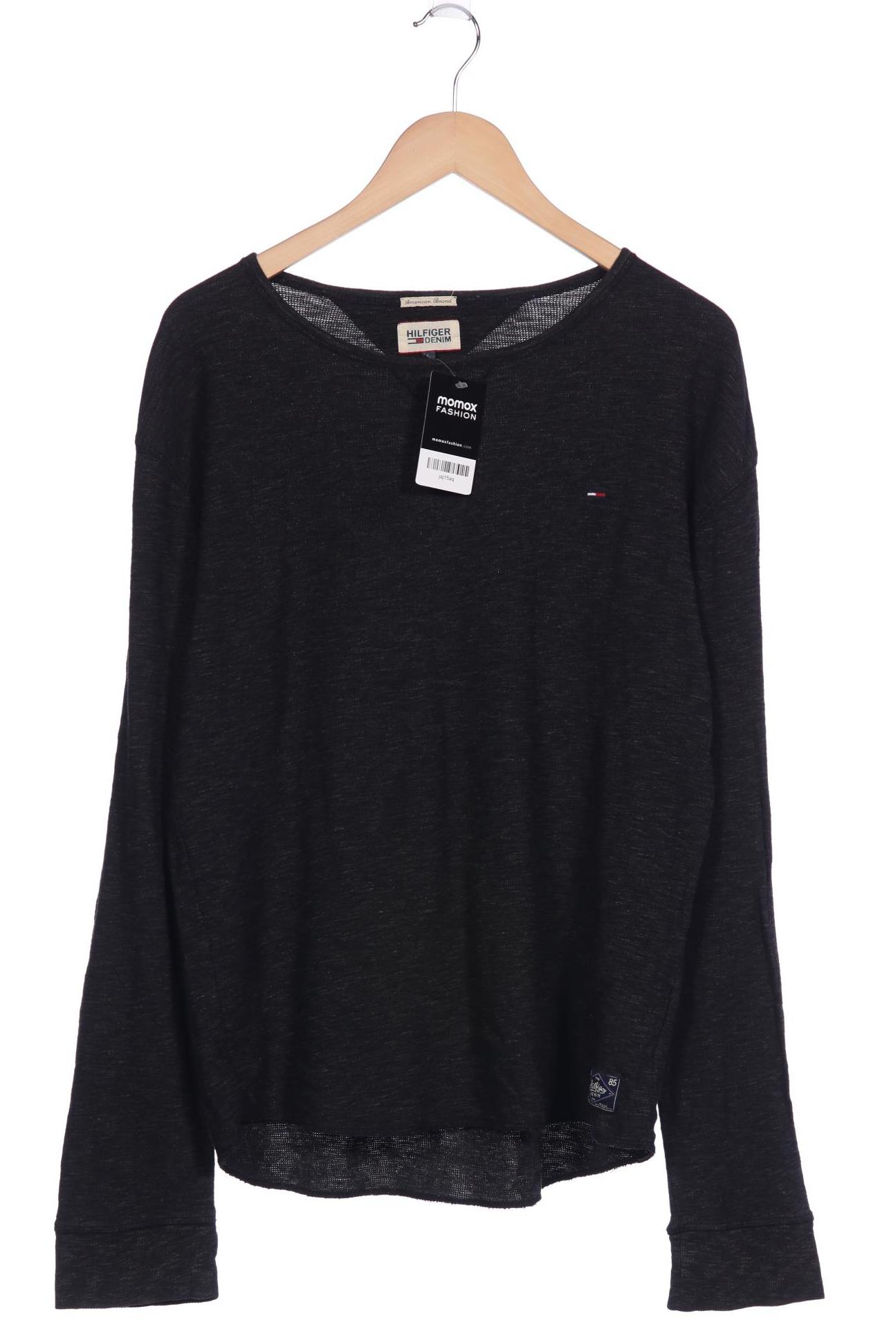 

HILFIGER DENIM Damen Langarmshirt, schwarz