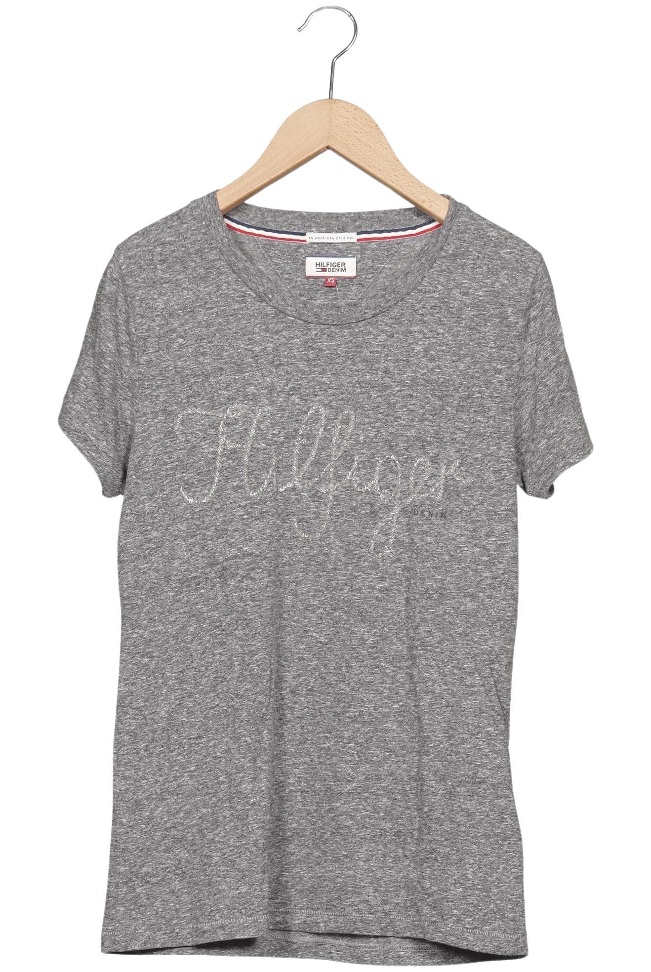 

Hilfiger Denim Damen T-Shirt, grau, Gr. 34