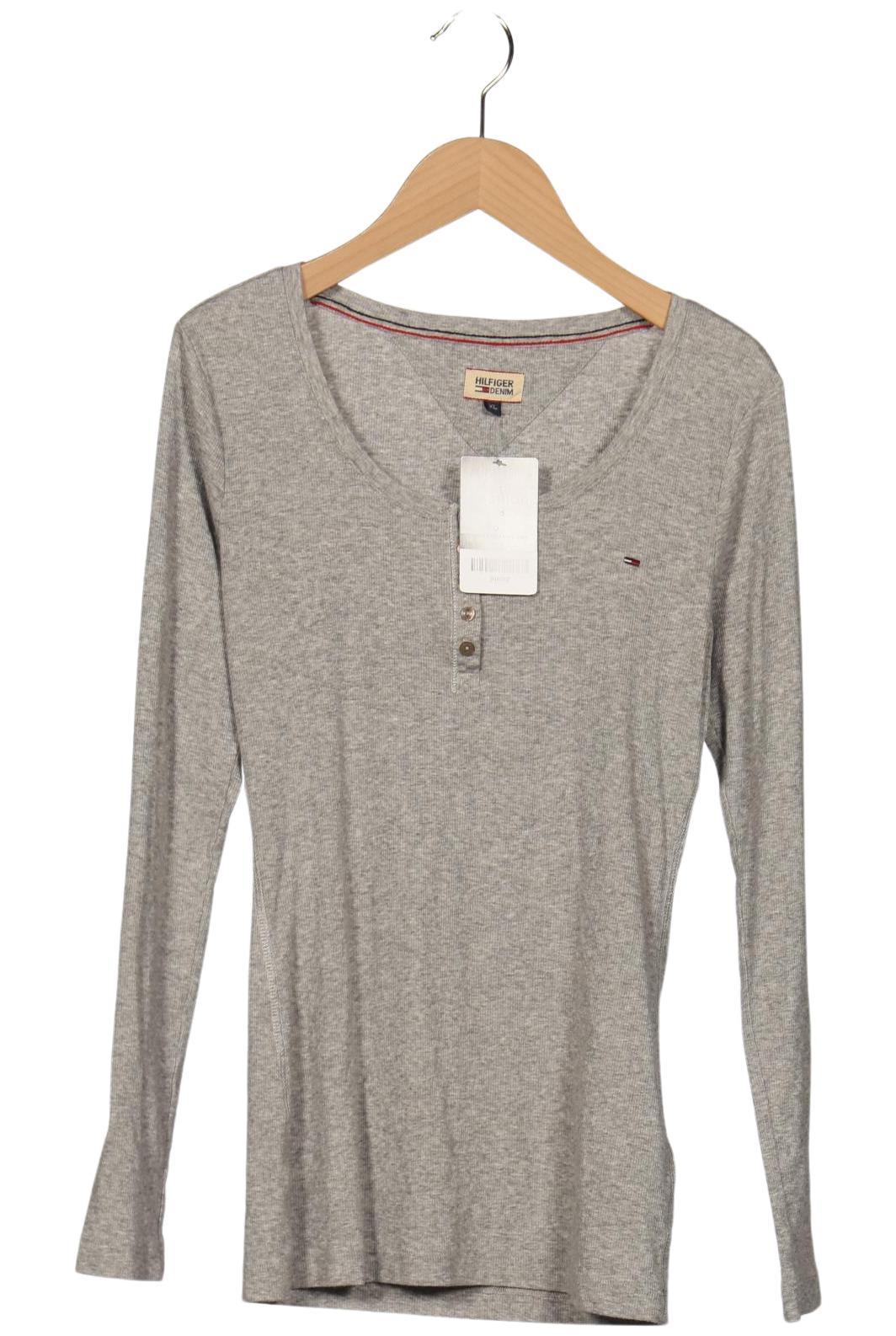 

Hilfiger Denim Damen Langarmshirt, grau, Gr. 44