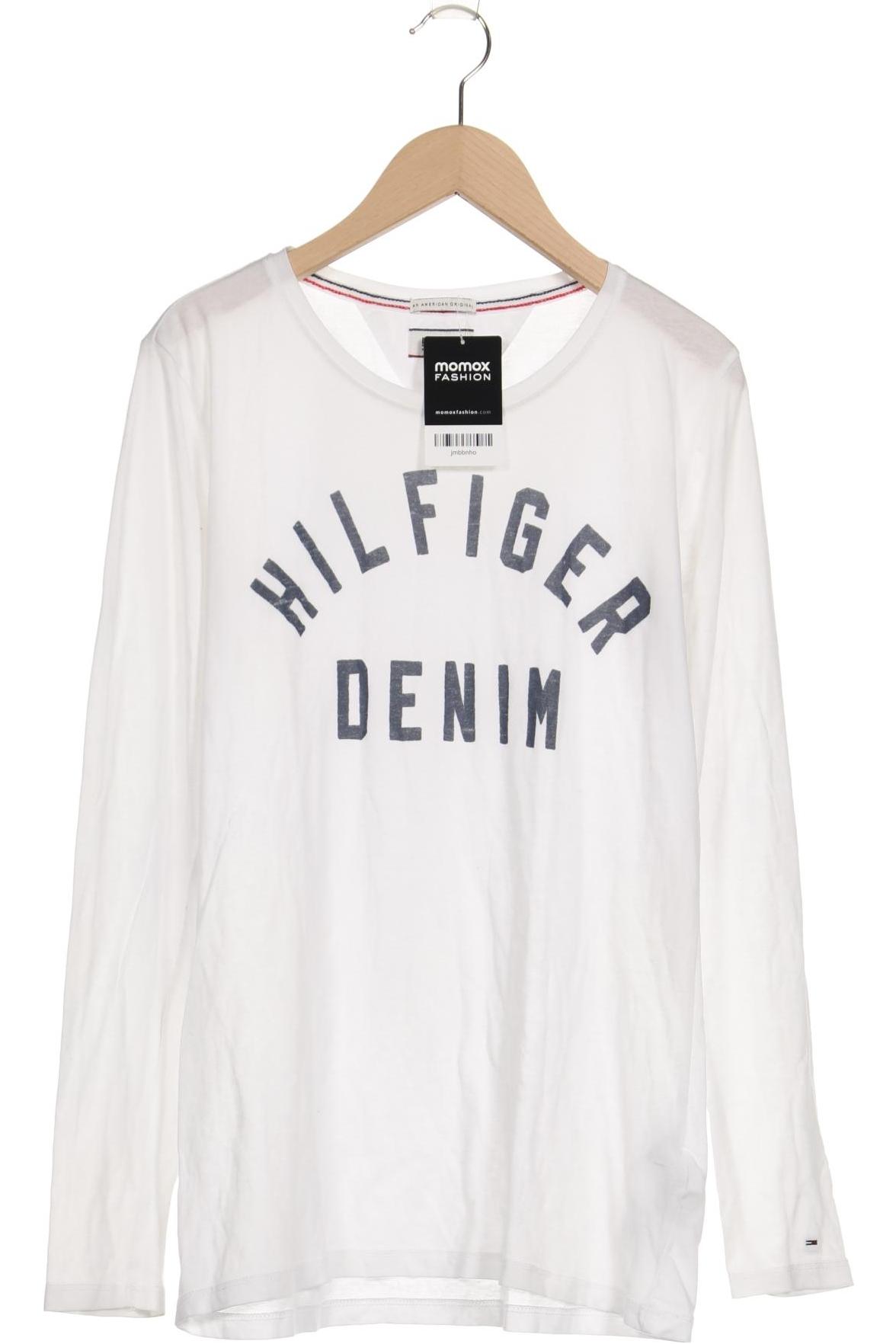 

Hilfiger Denim Damen Langarmshirt, weiß, Gr. 38