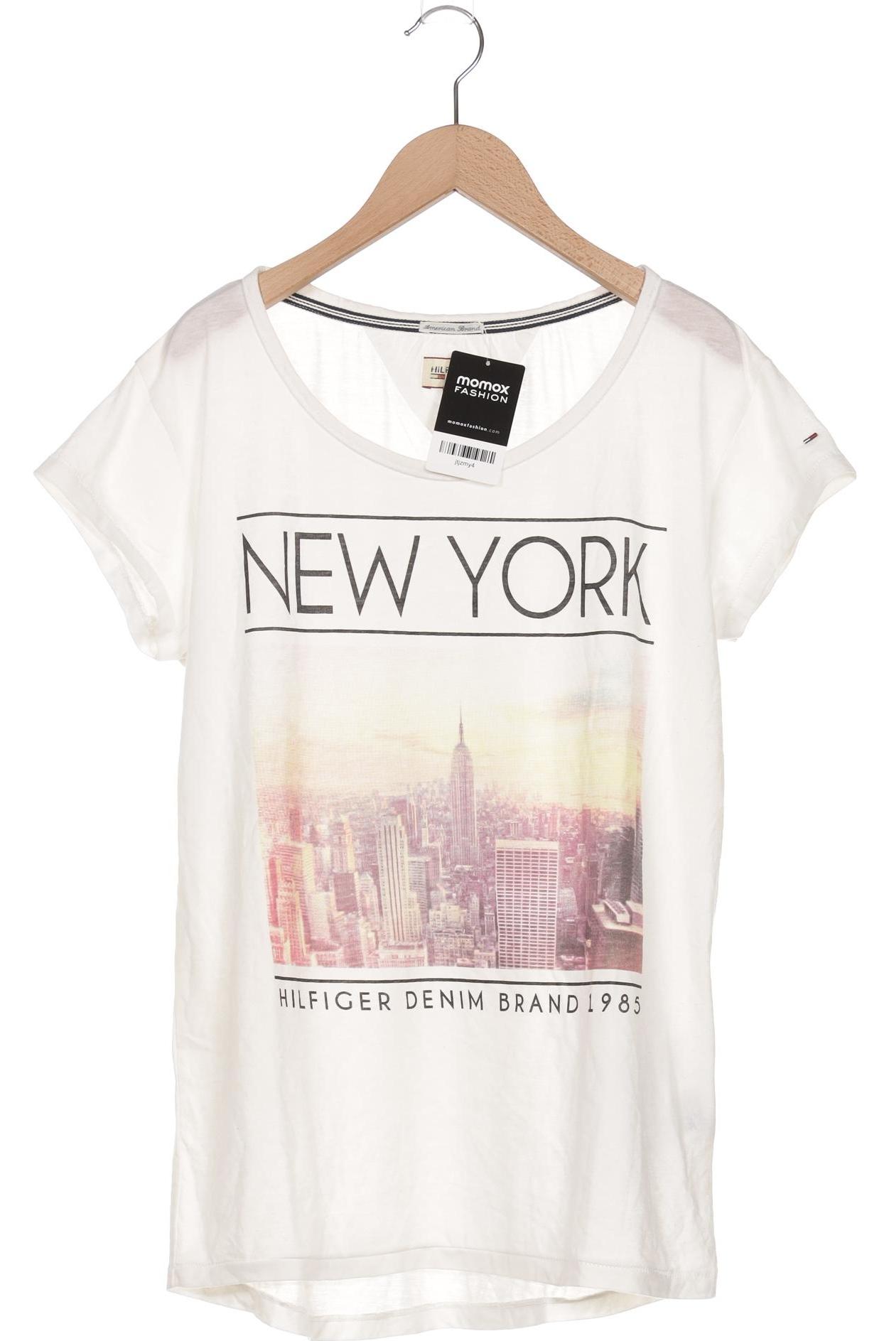 

Hilfiger Denim Damen T-Shirt, cremeweiß, Gr. 38