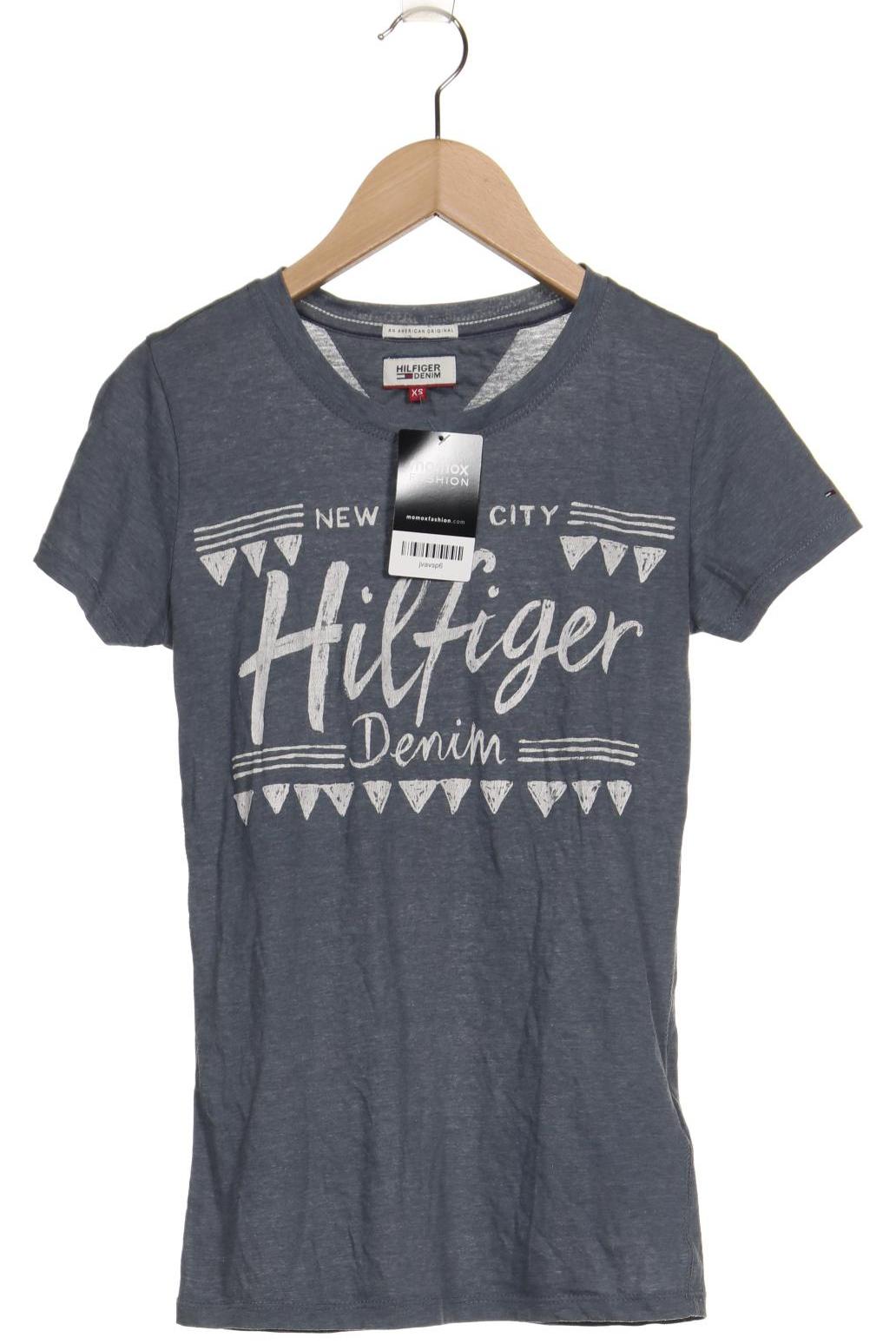 

Hilfiger Denim Damen T-Shirt, blau, Gr. 34