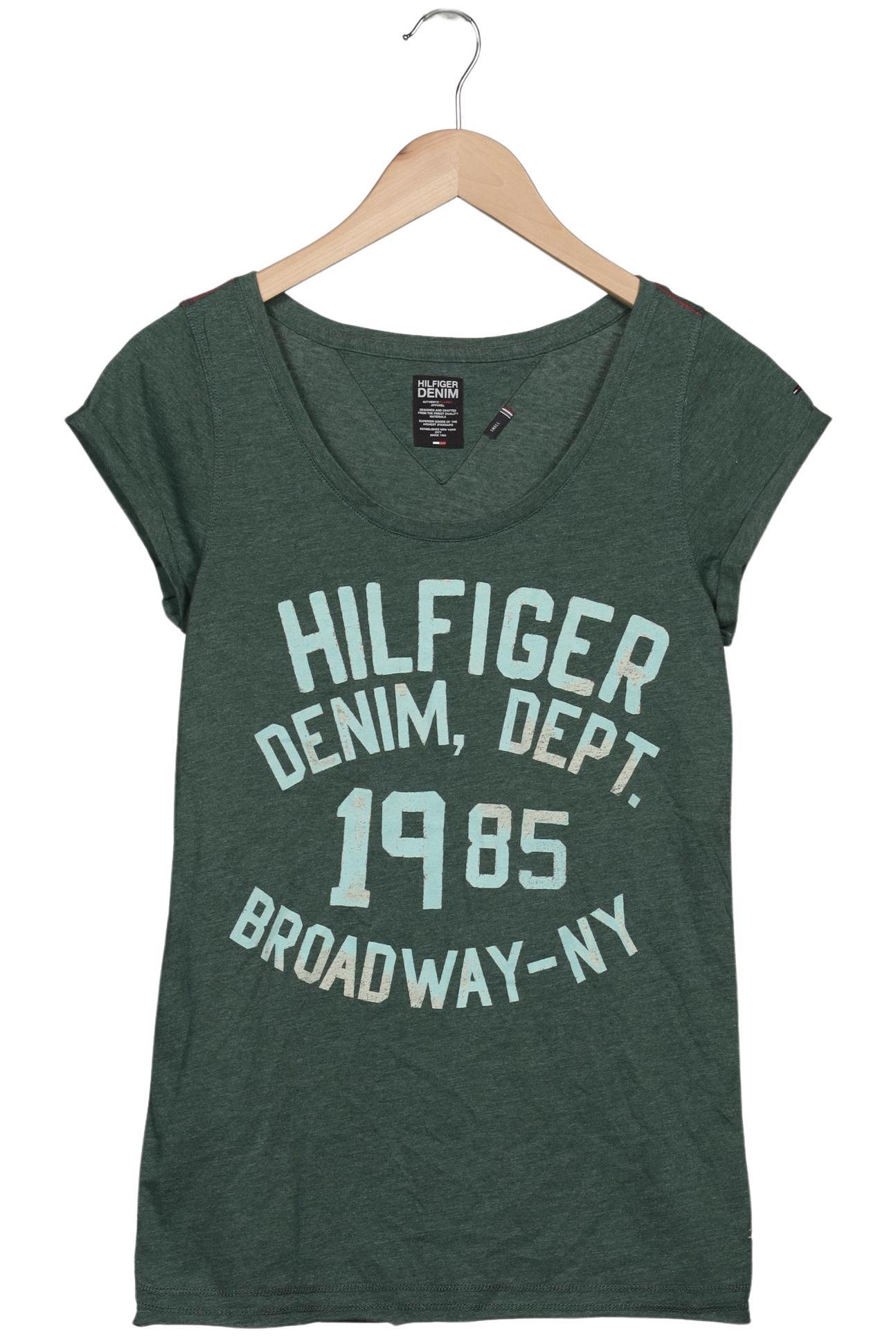 

Hilfiger Denim Damen T-Shirt, grün, Gr. 36