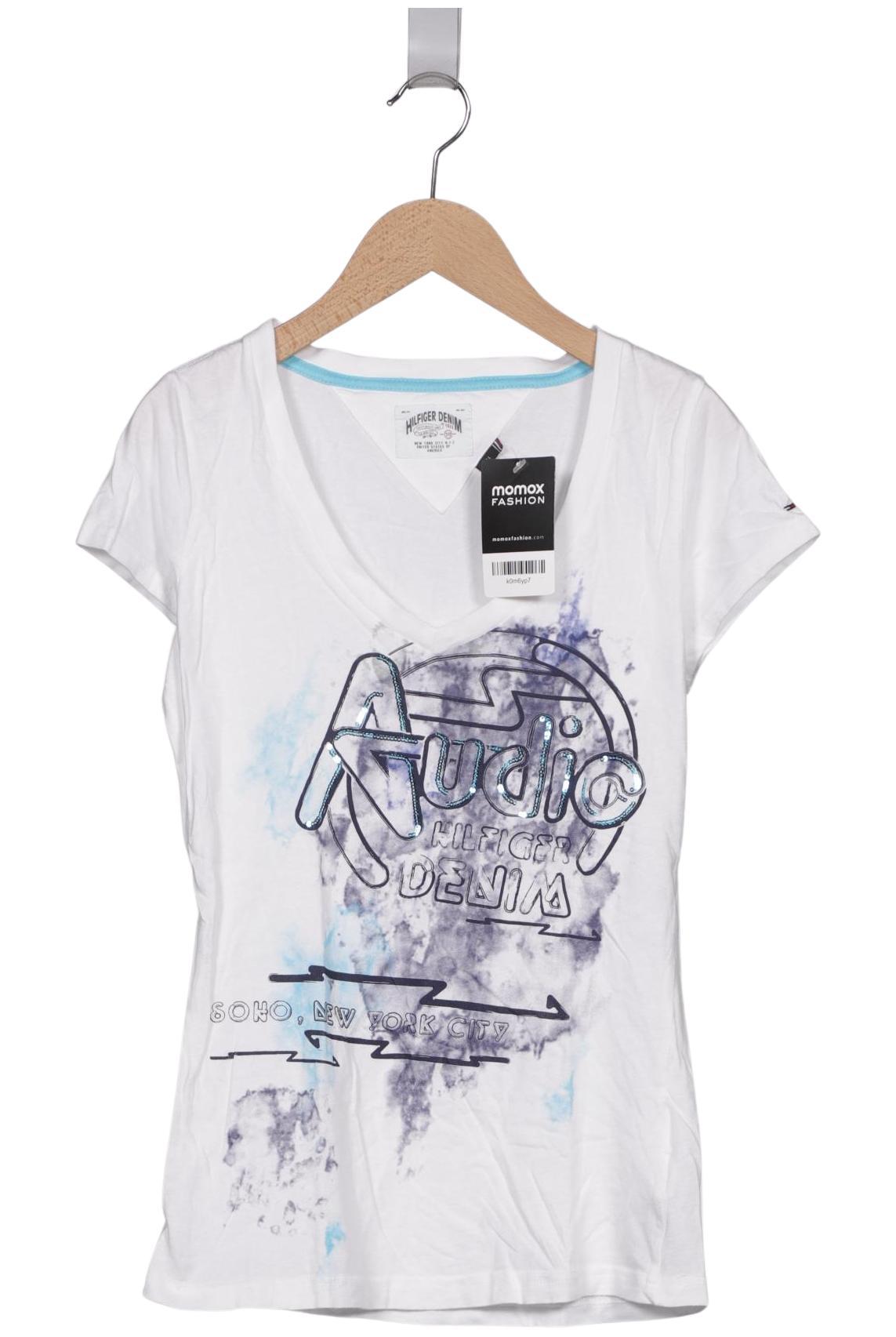 

Hilfiger Denim Damen T-Shirt, weiß, Gr. 36