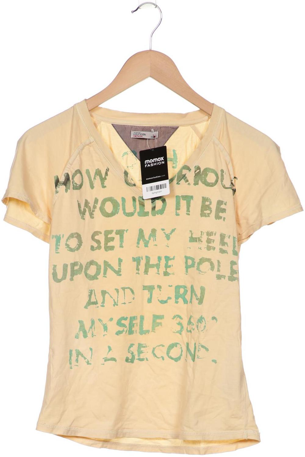 

Hilfiger Denim Damen T-Shirt, gelb, Gr. 42