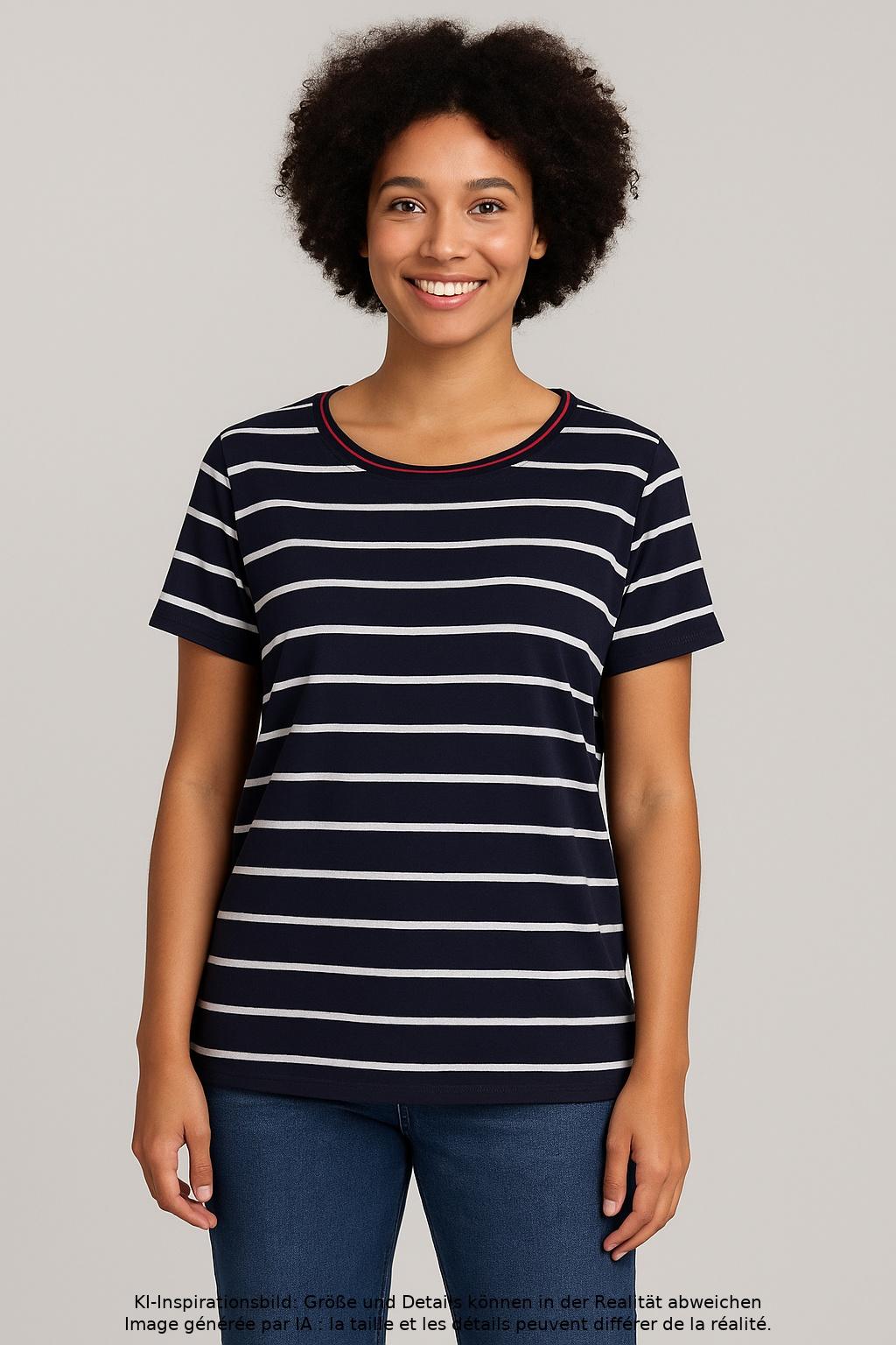 

Hilfiger Denim Damen T-Shirt, mehrfarbig, Gr. 38