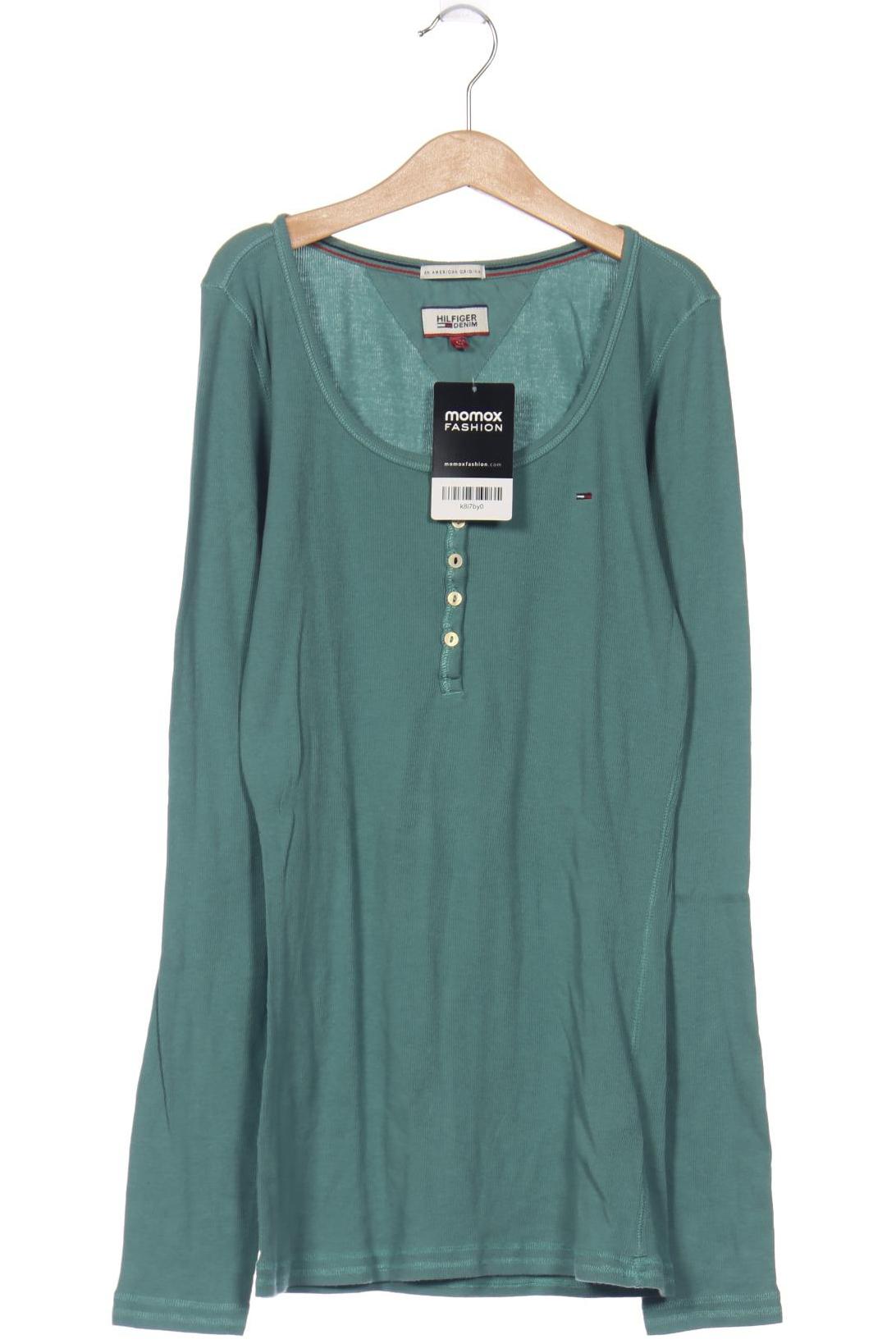 

HILFIGER DENIM Damen Langarmshirt, grün