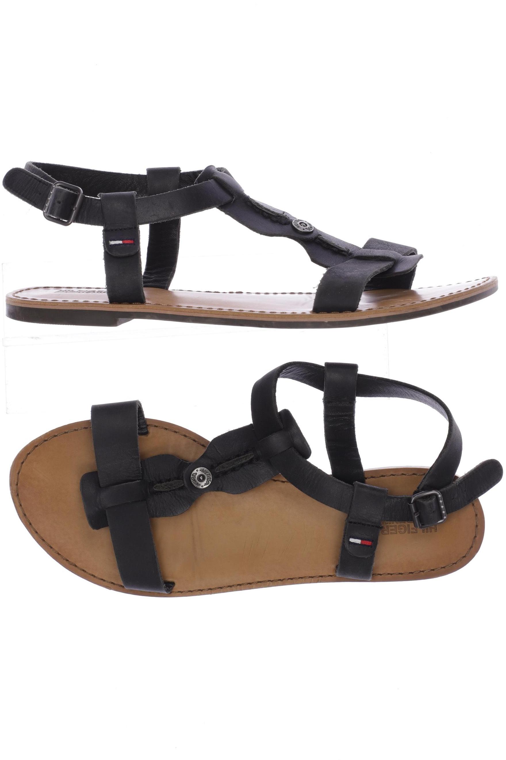 

HILFIGER DENIM Damen Sandale, schwarz