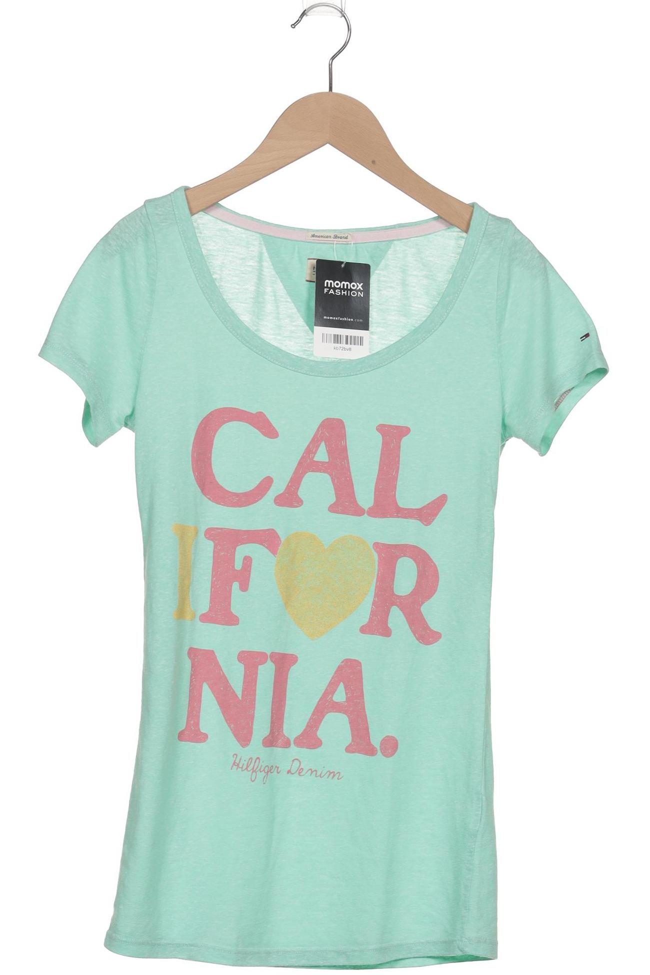 

Hilfiger Denim Damen T-Shirt, hellgrün, Gr. 36