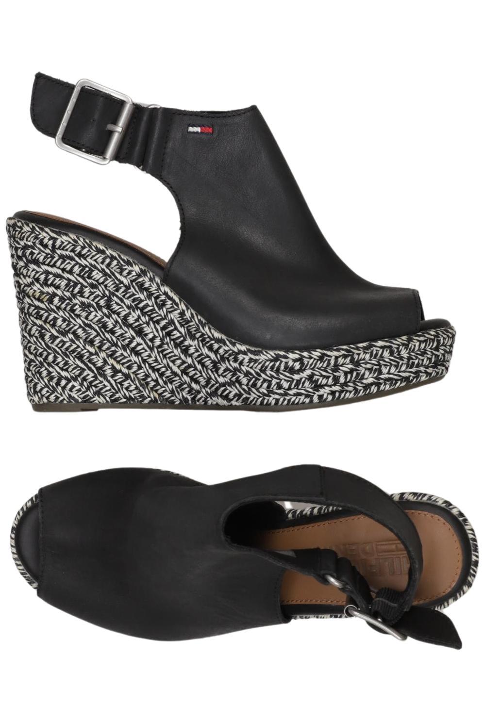 

Hilfiger Denim Damen Sandale, schwarz, Gr. 36