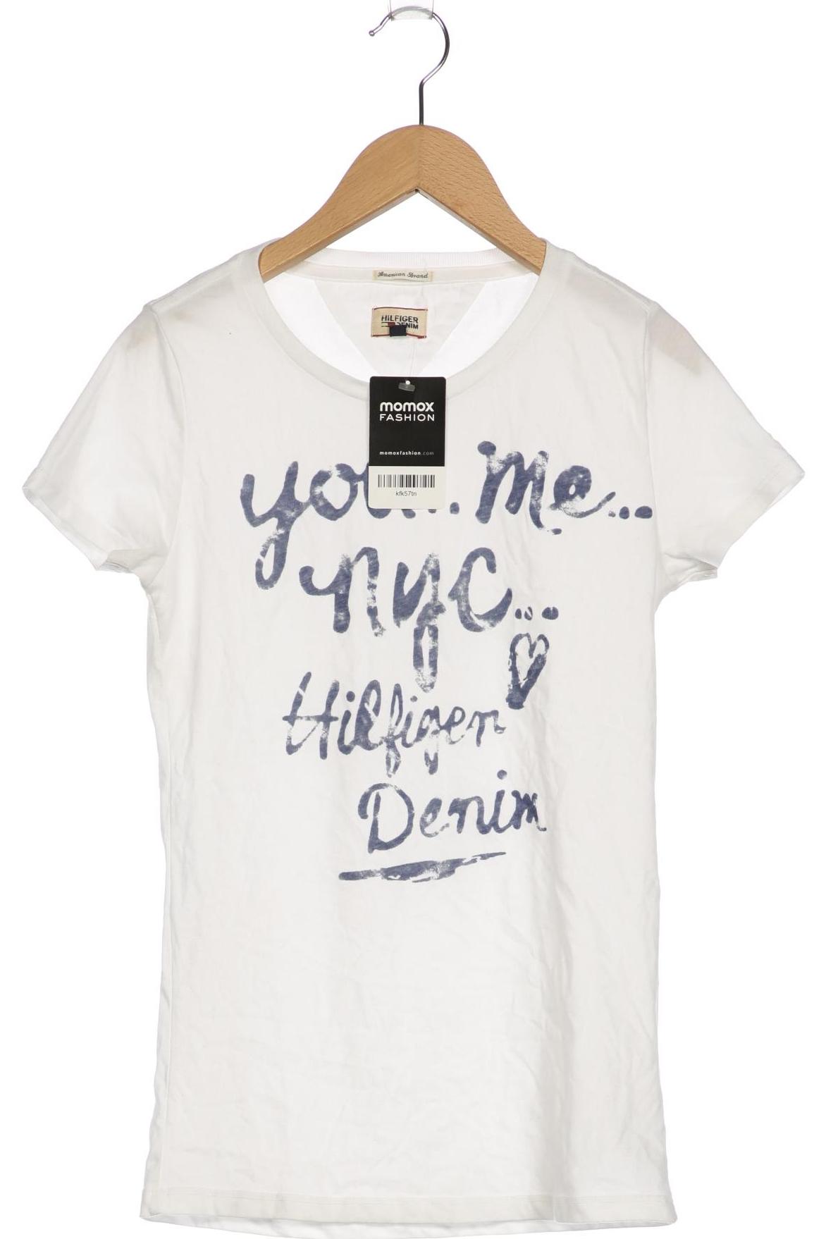 

Hilfiger Denim Damen T-Shirt, weiß, Gr. 34