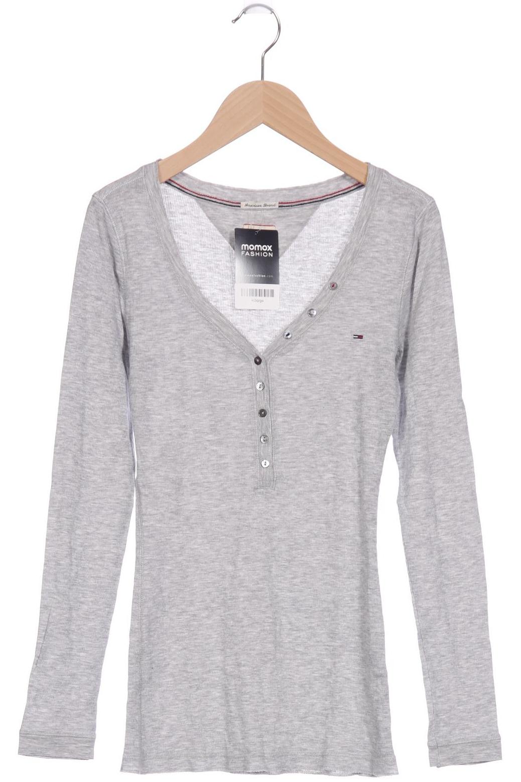 

Hilfiger Denim Damen Langarmshirt, grau, Gr. 42