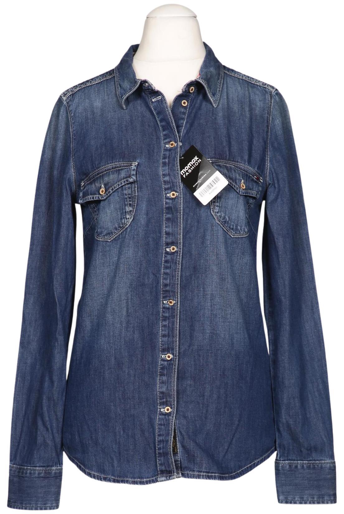 

Hilfiger Denim Damen Bluse, blau, Gr. 38