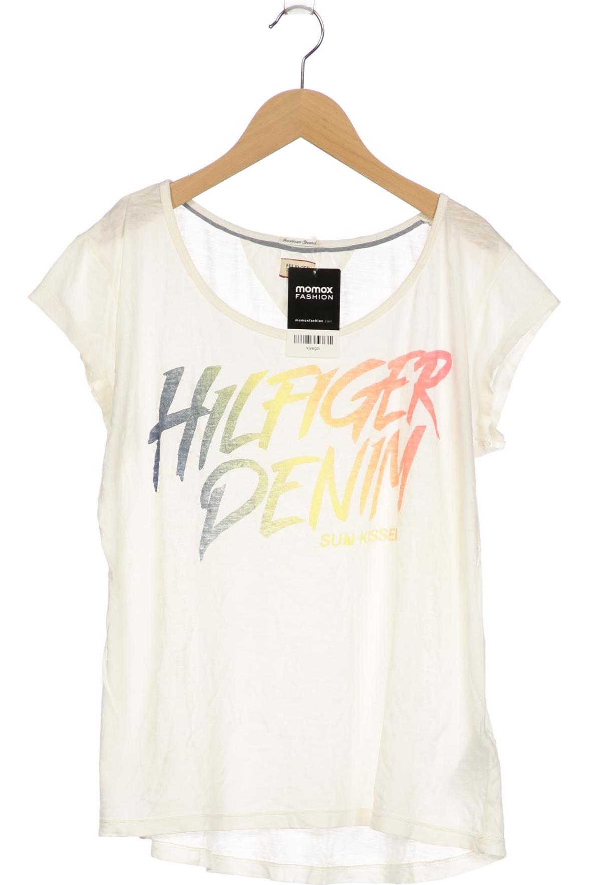 

Hilfiger Denim Damen T-Shirt, cremeweiß, Gr. 38