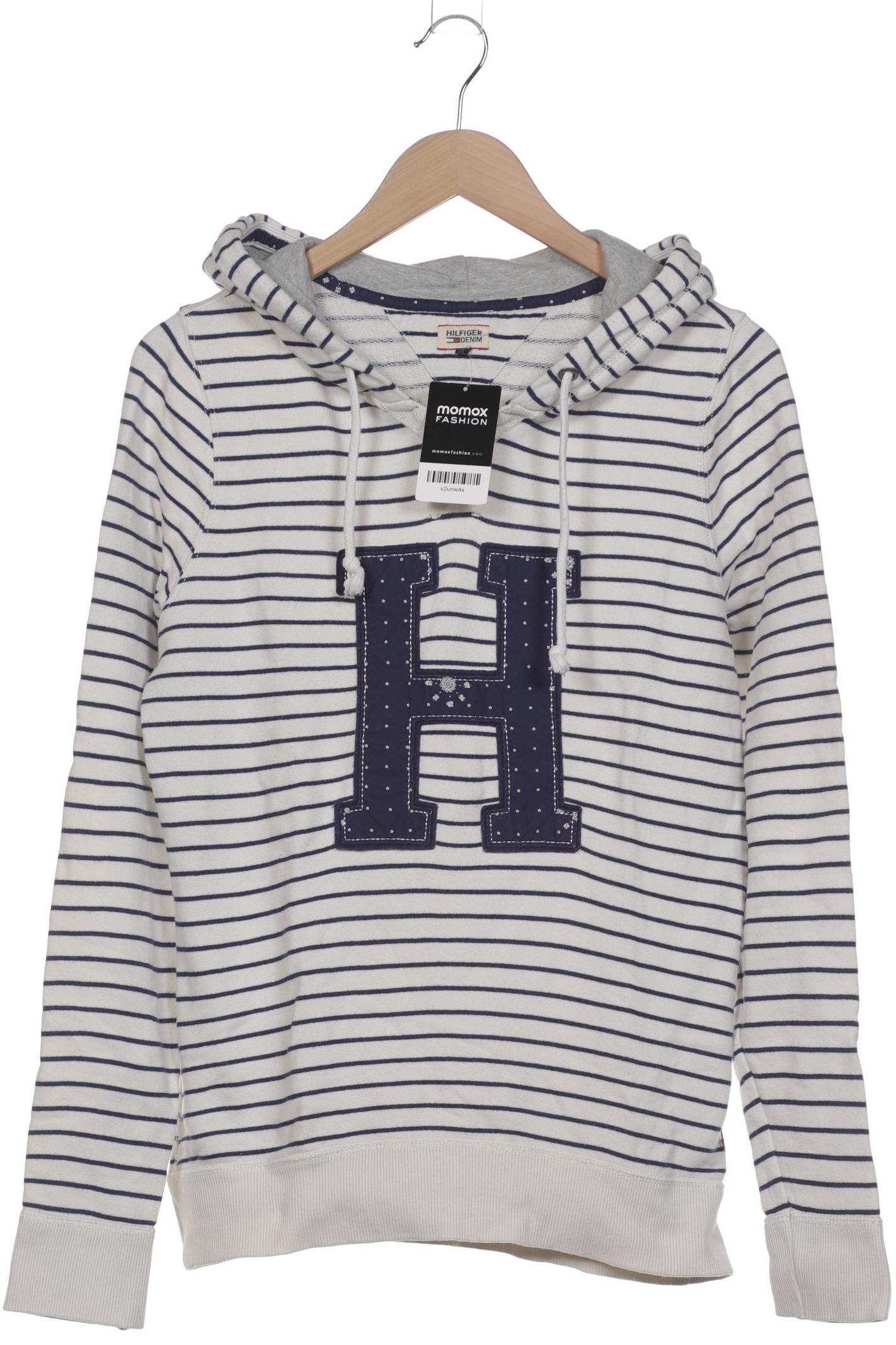 

Hilfiger Denim Damen Kapuzenpullover, weiß, Gr. 42