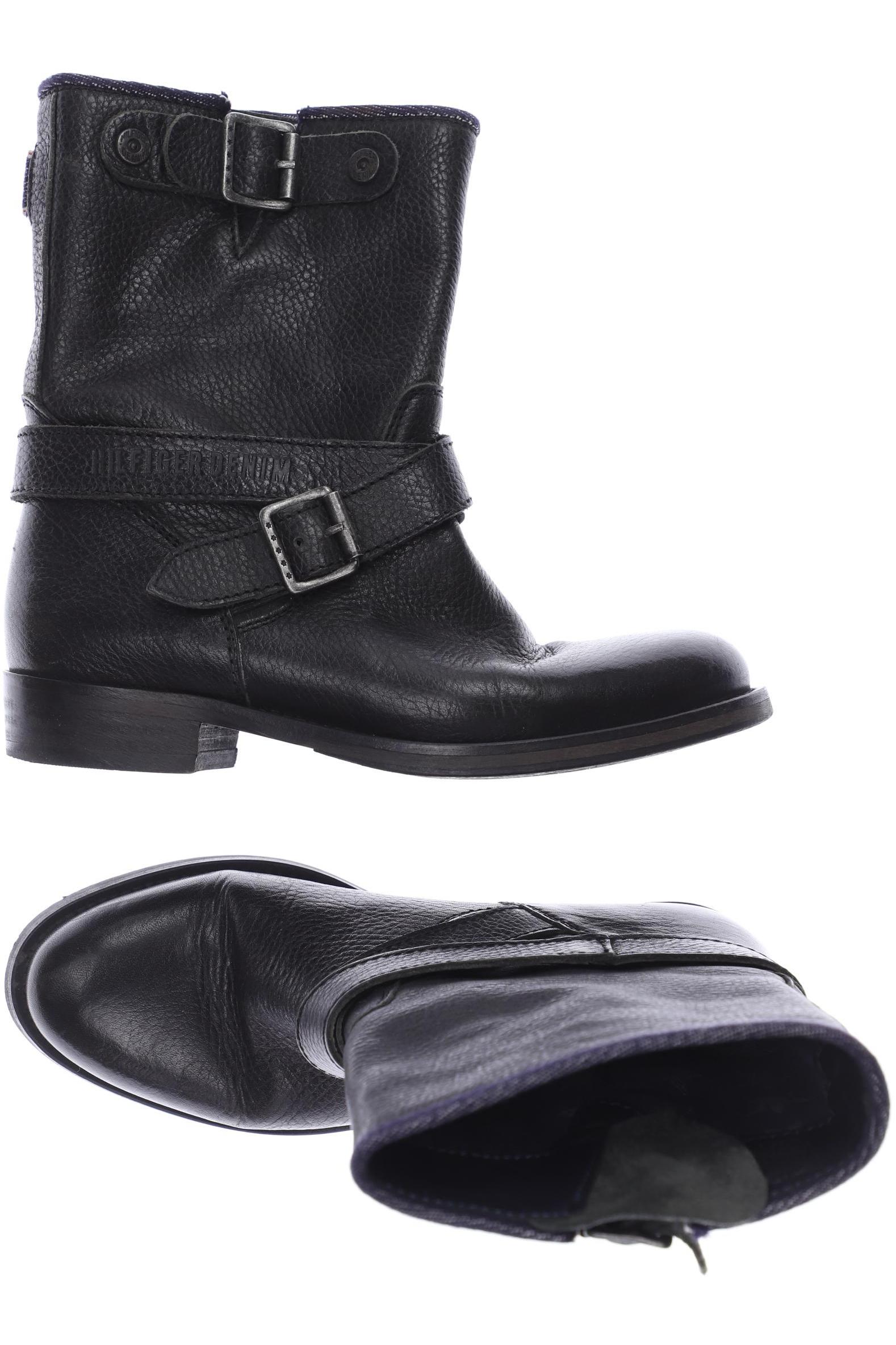 

HILFIGER DENIM Damen Stiefelette, schwarz