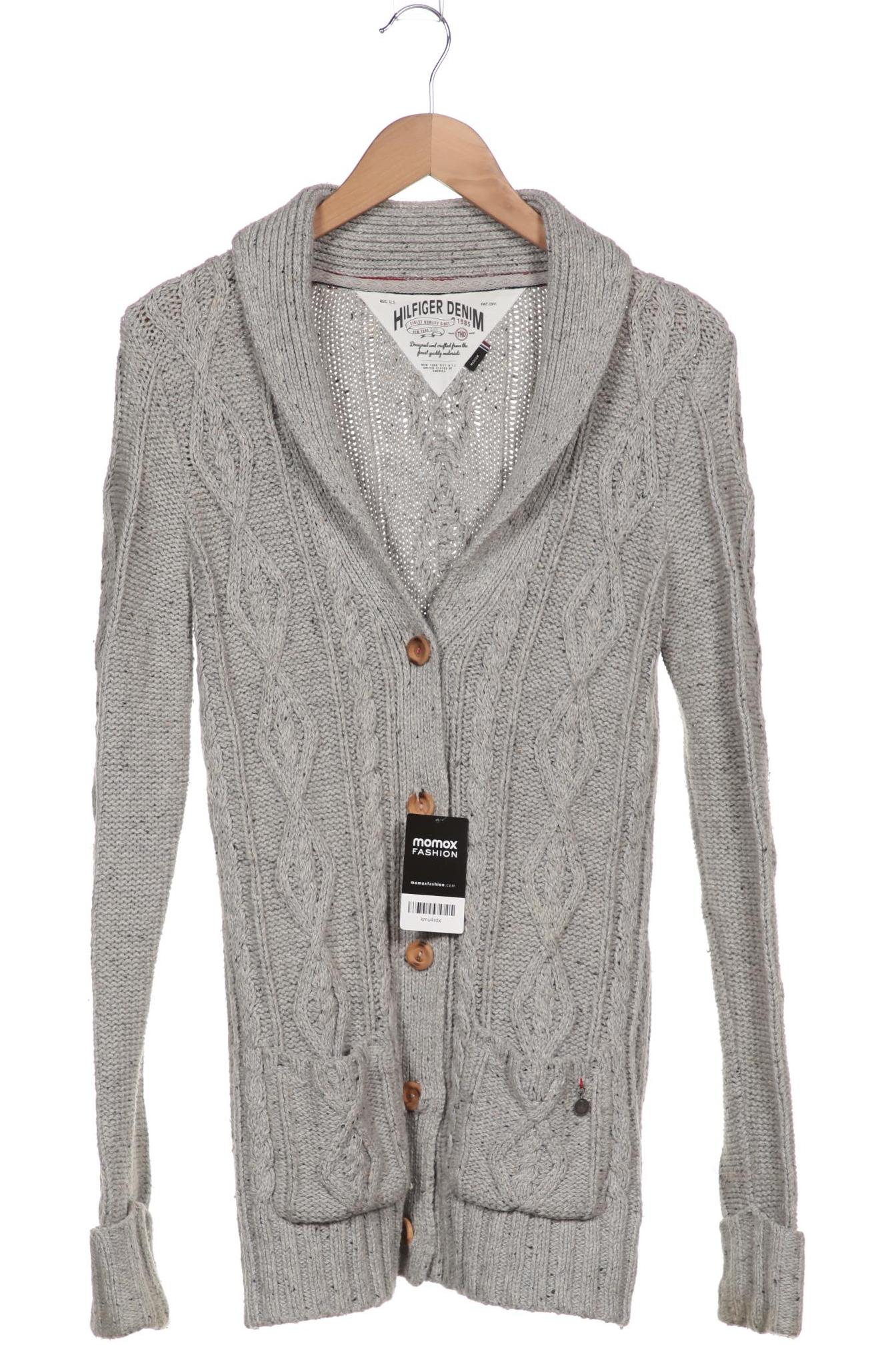 

HILFIGER DENIM Damen Strickjacke, grau