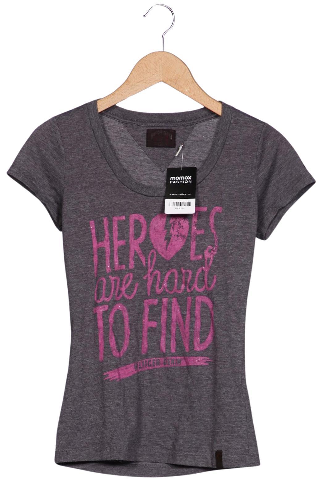 

Hilfiger Denim Damen T-Shirt, grau, Gr. 36