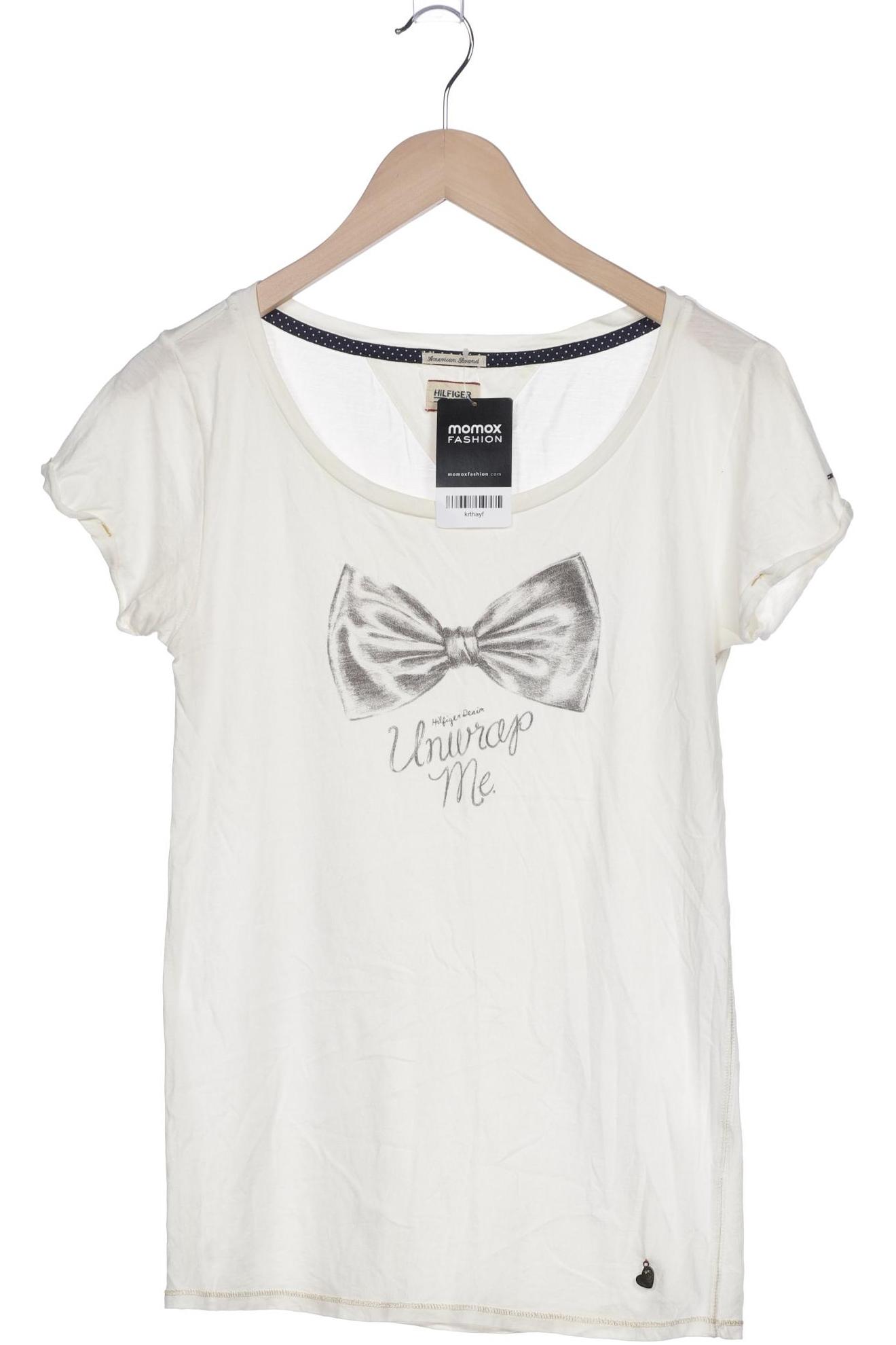 

Hilfiger Denim Damen T-Shirt, cremeweiß, Gr. 36