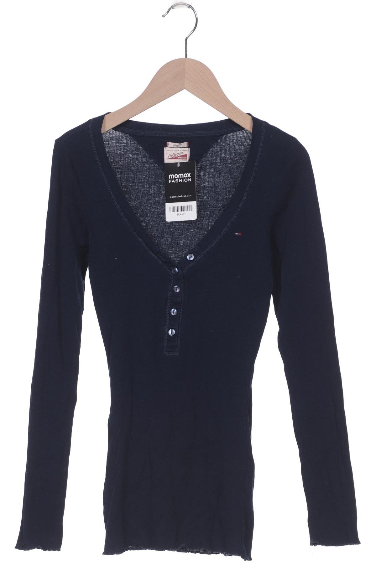 

HILFIGER DENIM Damen Langarmshirt, marineblau