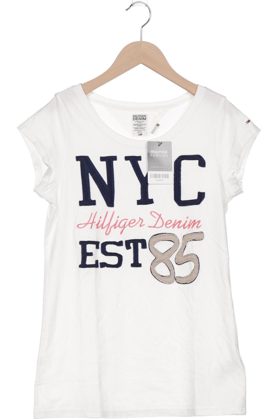 

Hilfiger Denim Damen T-Shirt, cremeweiß, Gr. 36